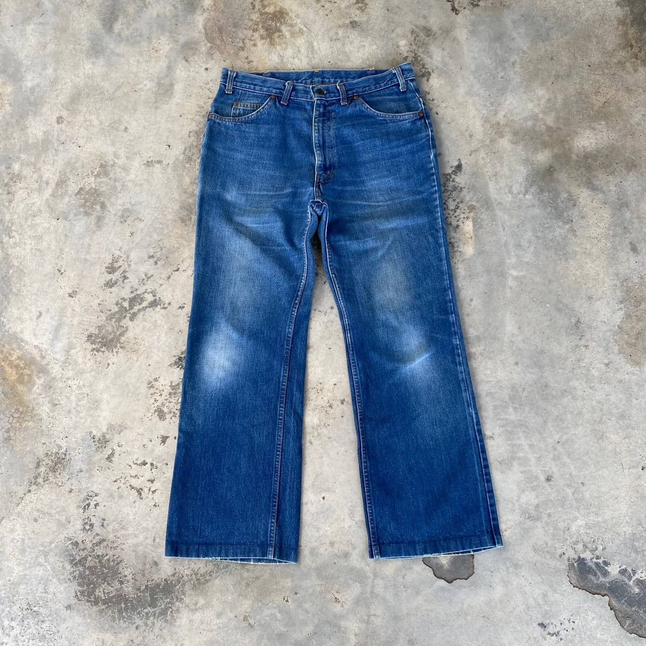 Levi's VINTAGE 70S LEVIS DENIM FLARED BUTTON 4 ZIPPER TALON W33X29 Size US 33 - 1 Thumbnail