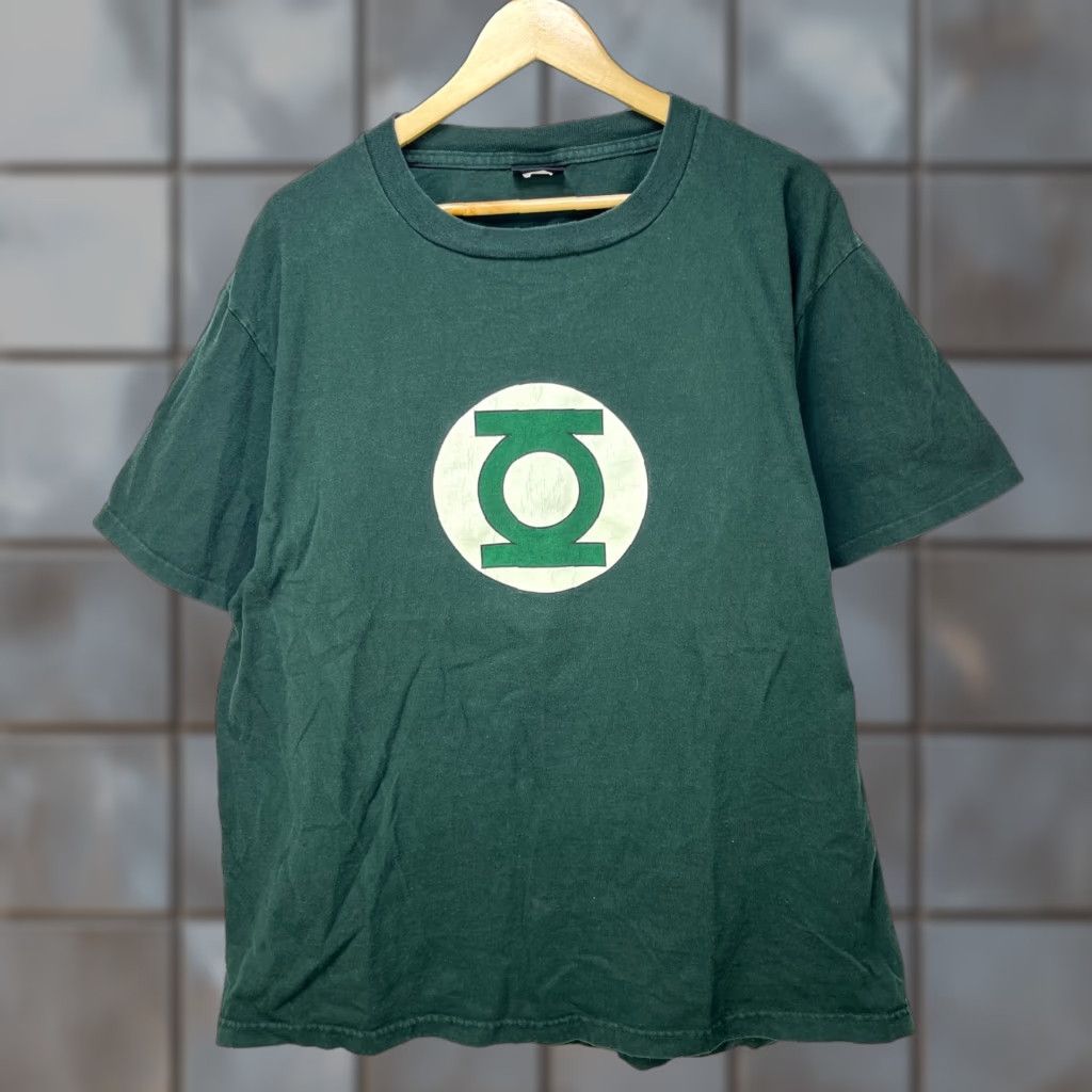 VINTAGE 90s Green Lantern Single Stitch T Shirt XL DC Men Green 90s T-Shirt Mens