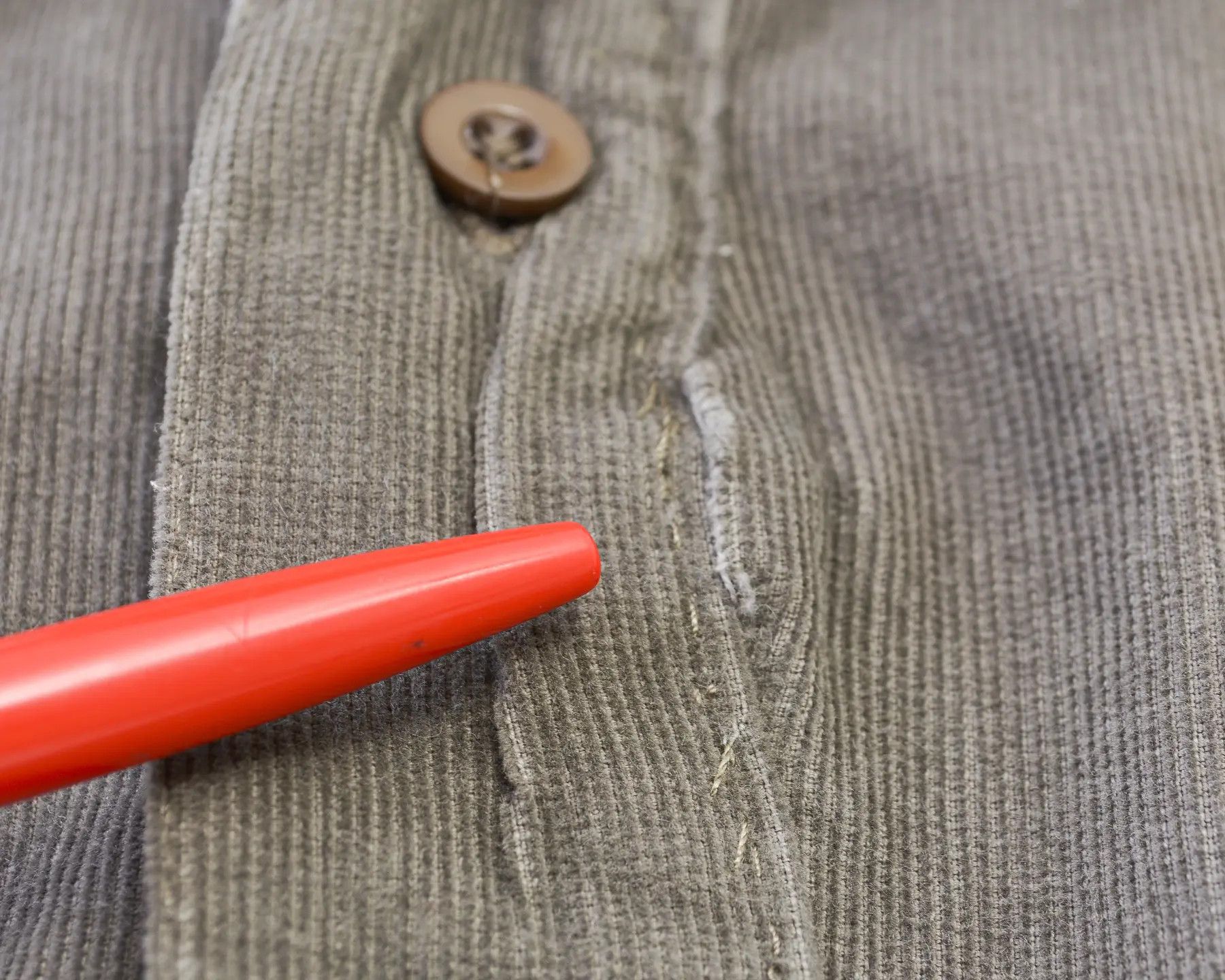Other × Vintage WATSON'S Men M Casual Shirt Corduroy Cotton Cord Retro Size US M / EU 48-50 / 2 - 2 Thumbnail