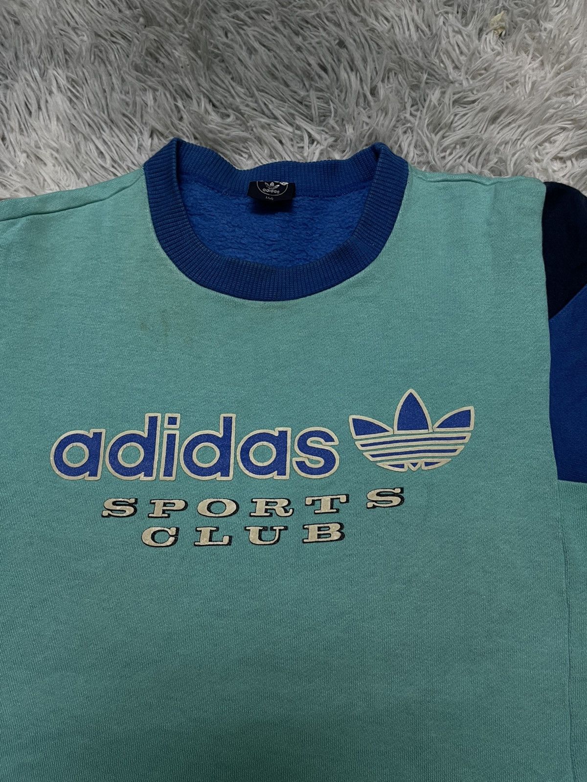 Adidas 80s ADIDAS CLUB COLOUR BLOCK RARE DESIGN Size US S / EU 44-46 / 1 - 5 Thumbnail