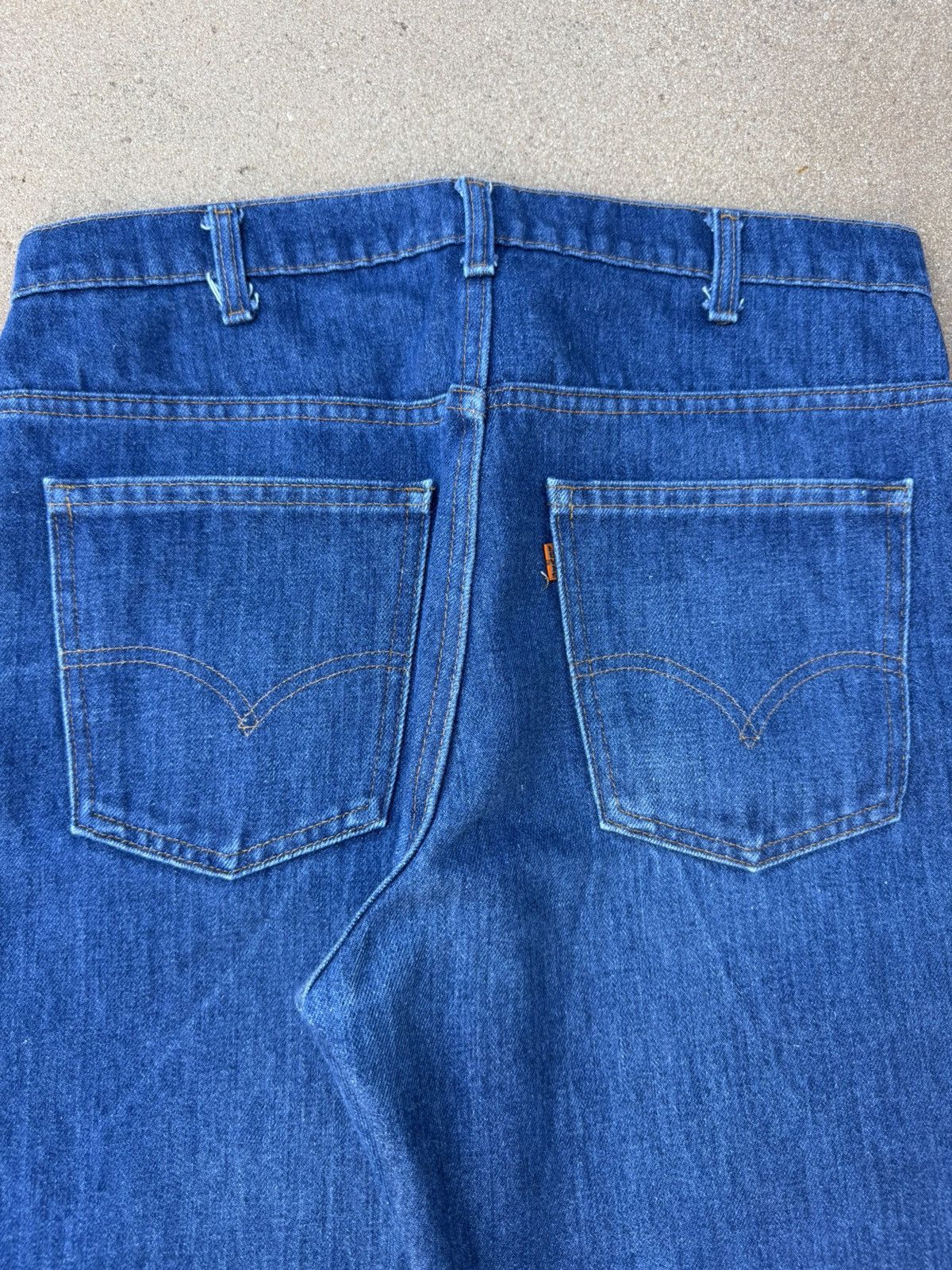 Levi's Vtg 70’s Levi’s 646 Orange Tab Bellbottom Flare Jeans 34x28 Size US 34 / EU 50 - 7 Thumbnail