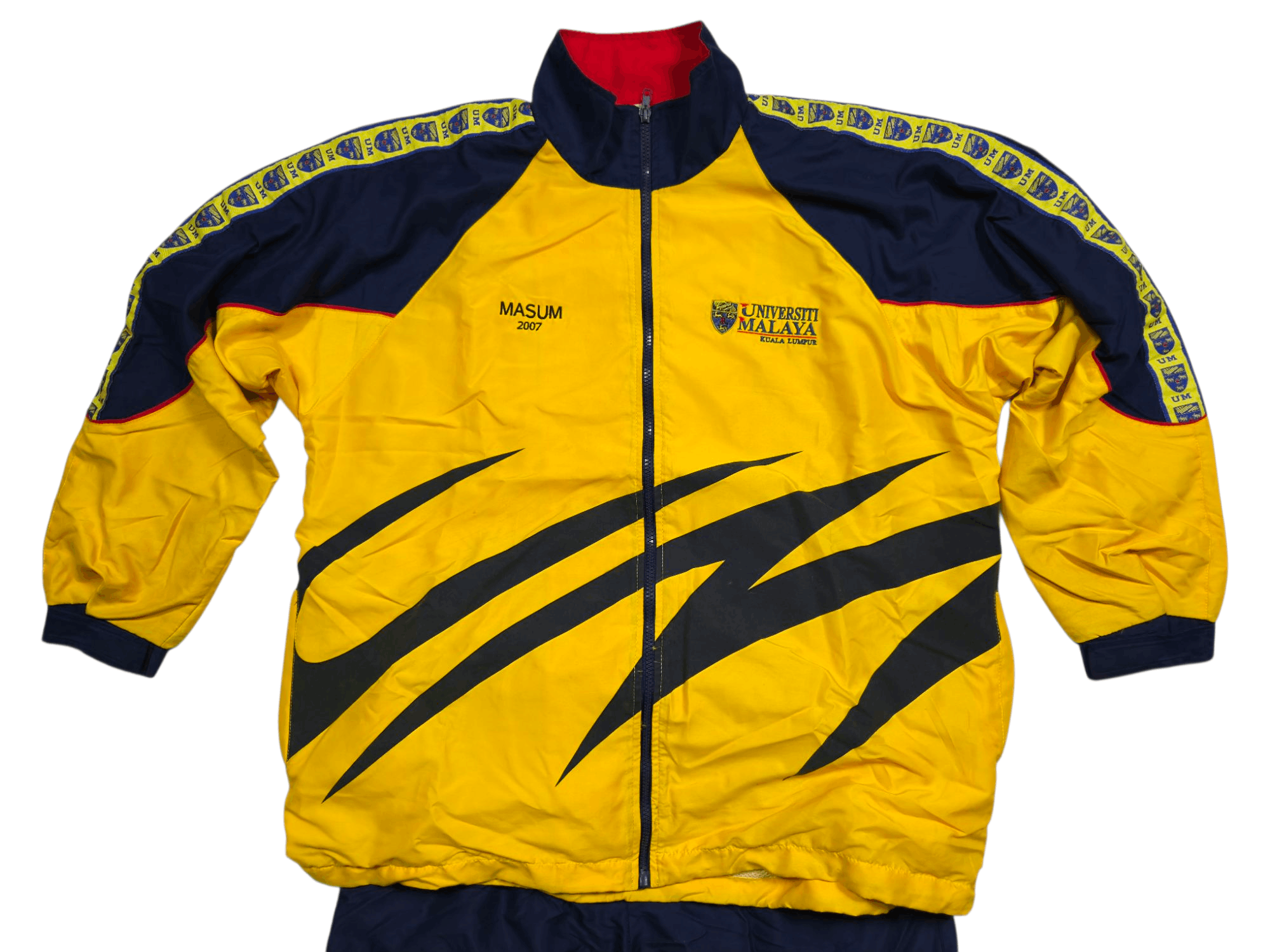 Other Vintage 2007 MASUM Universiti Malaya Tracktop Streetwear Size US XL / EU 56 / 4 - 4 Thumbnail