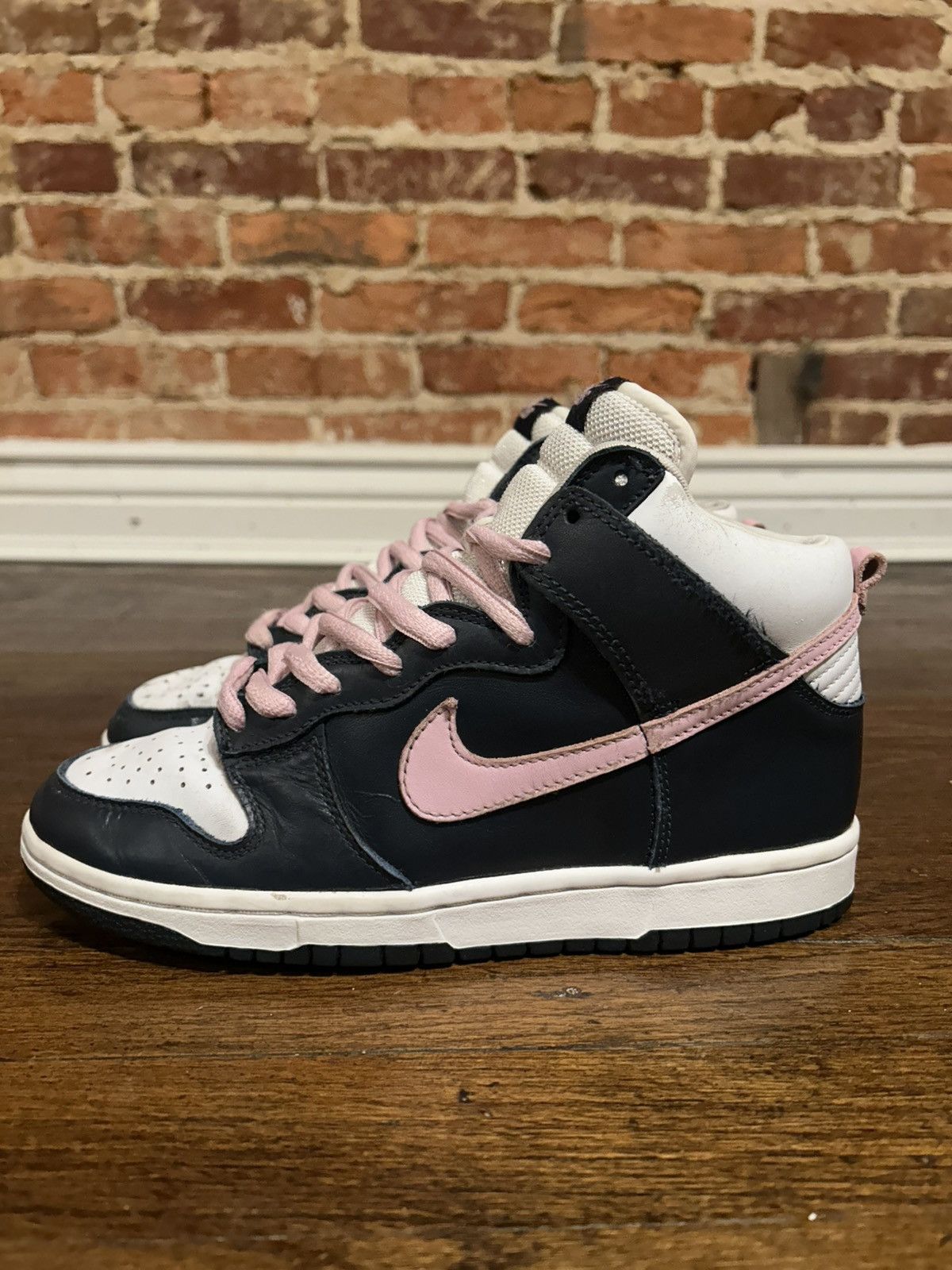 Nike SB Size 7 - Nike Dunk Pro SB High Shy Pink 2005 Size US 7 / EU 40 - 2 Thumbnail