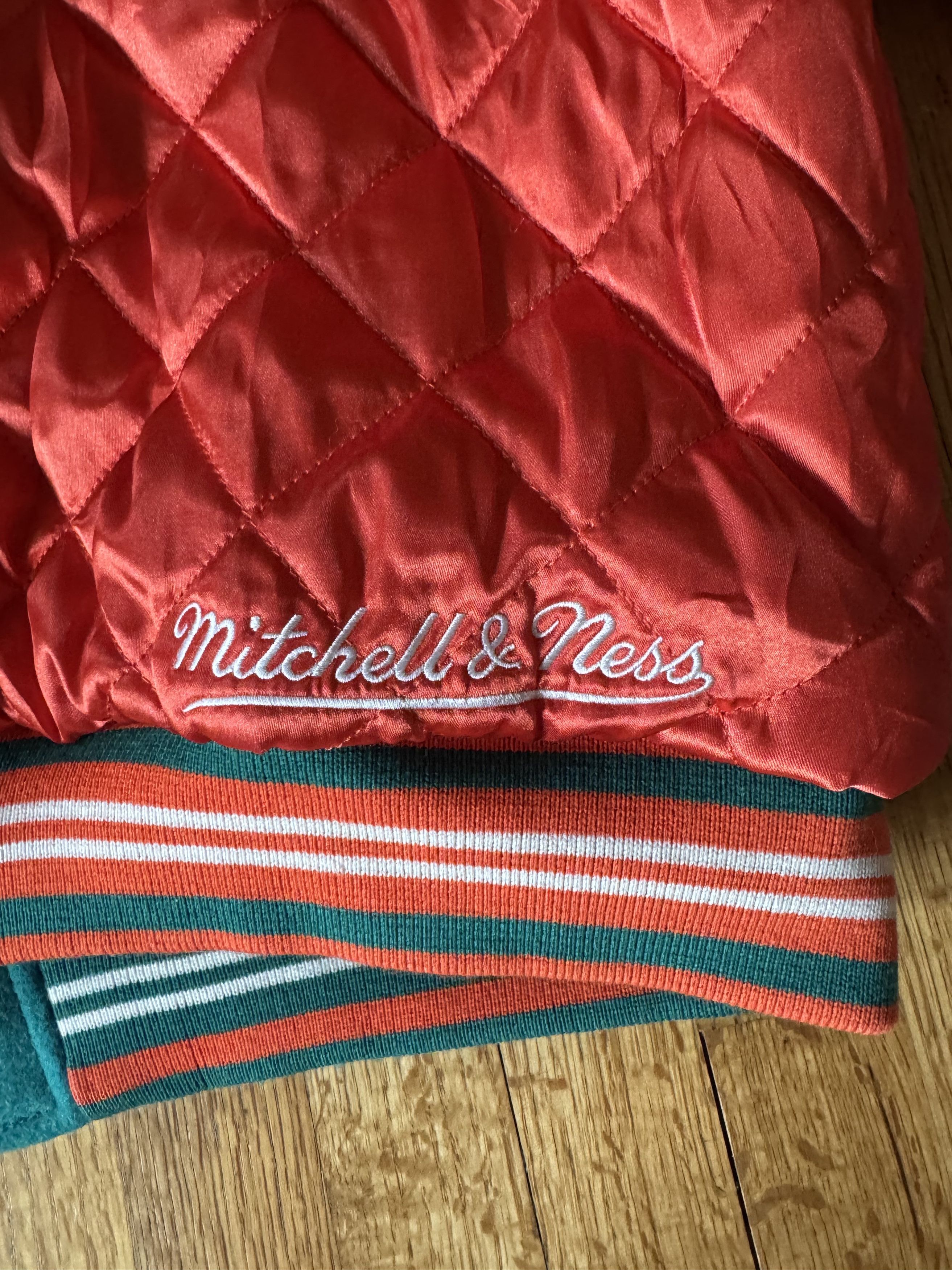 Mitchell & Ness Mitchell & Ness x NFL Reversible Miami Dolphins Jacket Size US XXL / EU 58 / 5 - 13 Thumbnail