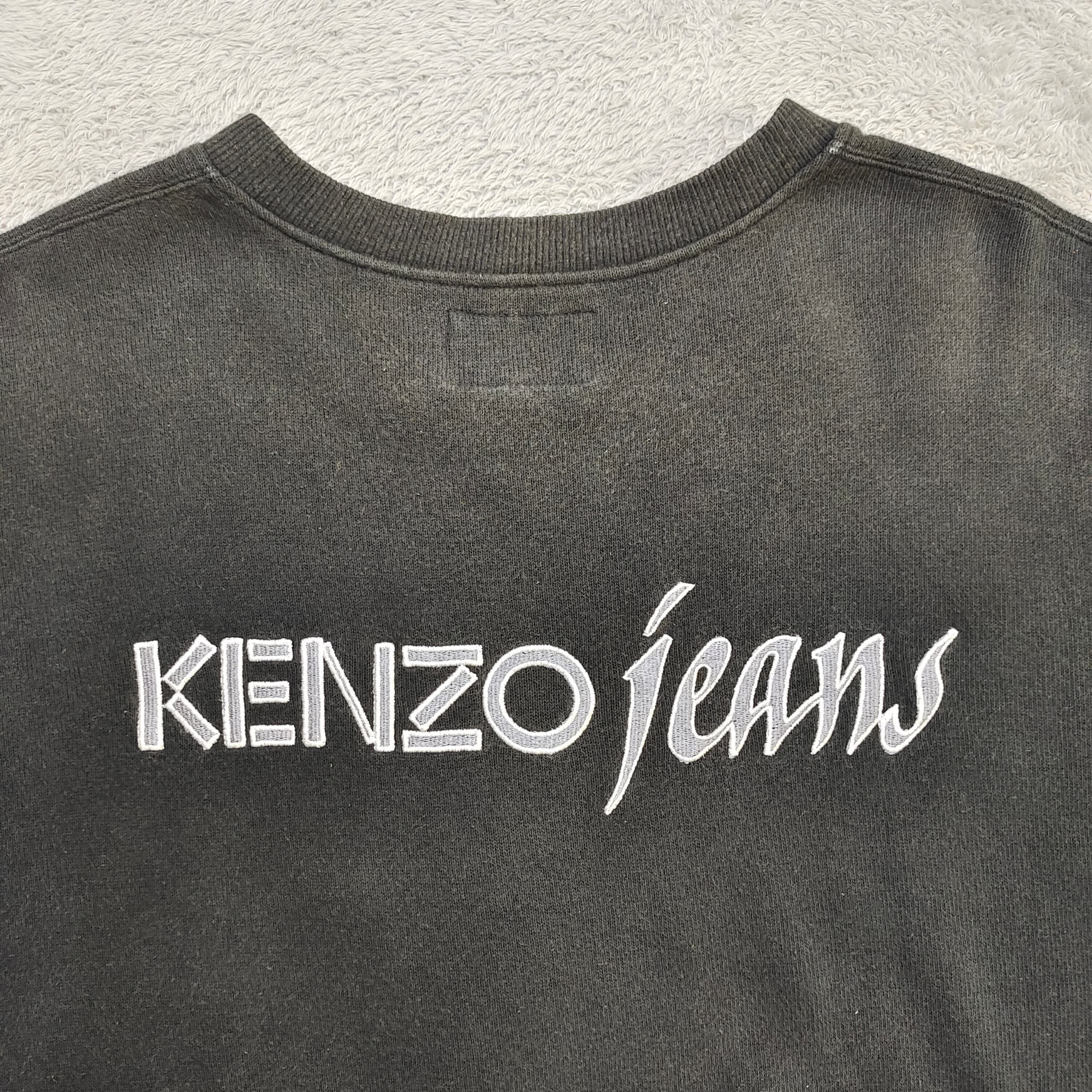 Kenzo Vintage Kenzo Sweatshirt, Kanagawa Wave Print Pullover Size US M / EU 48-50 / 2 - 6 Thumbnail