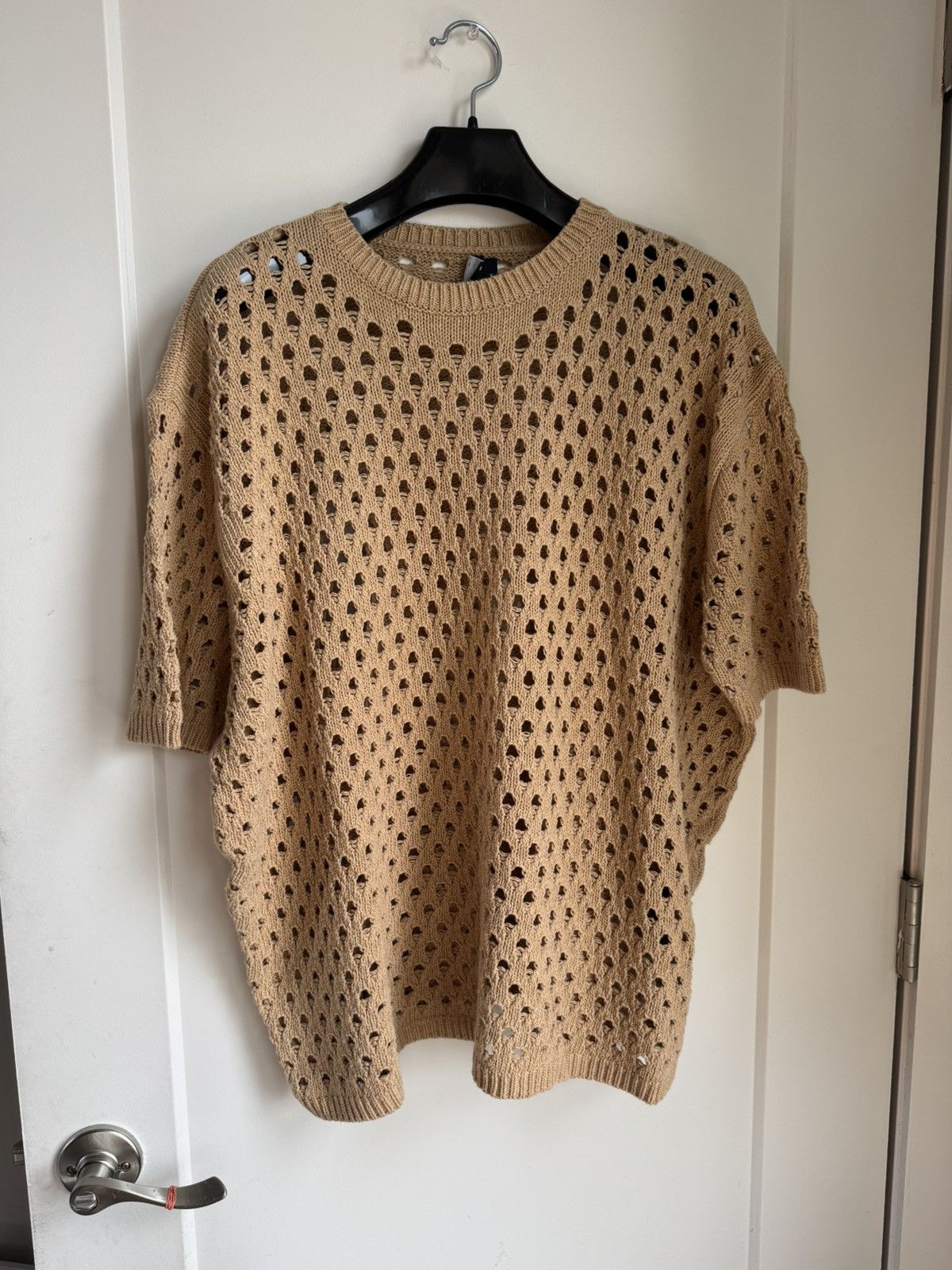 Asos Tan crochet knit top from ASOS Size US M / EU 48-50 / 2 - 1 Thumbnail