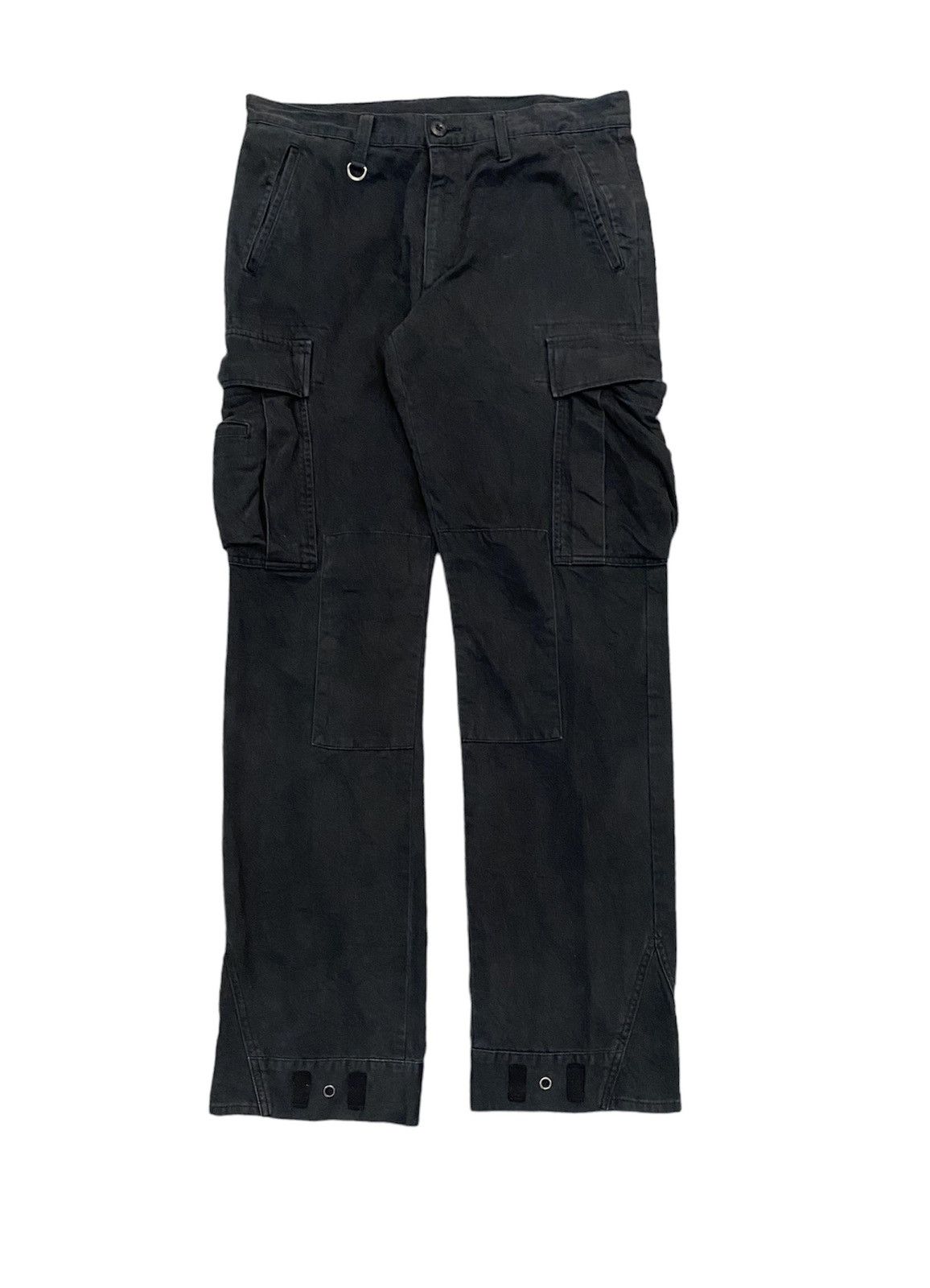 image of Kiminori Morishita x Sophnet 2008 Sophnet Multipocket Cargos Double Knee Hem Drawstring in Black (S