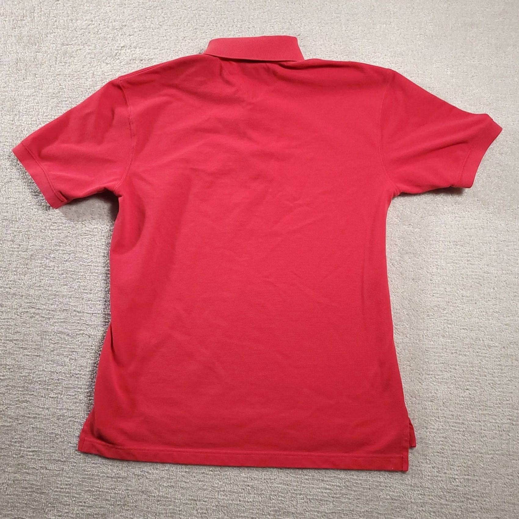 Tommy Hilfiger Tommy Hilfiger Polo Shirt Adult L Red Casual Rugby Flag Logo Mens Shirt Size US L / EU 52-54 / 3 - 7 Thumbnail