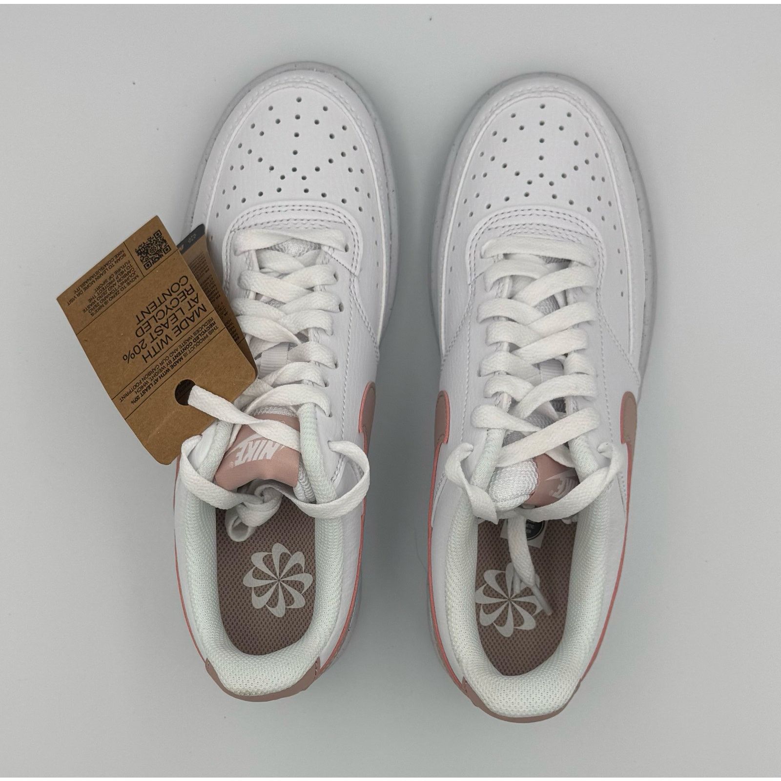 Nike Nike Court Vison Low white pink size 7.5 Size ONE SIZE - 5 Thumbnail
