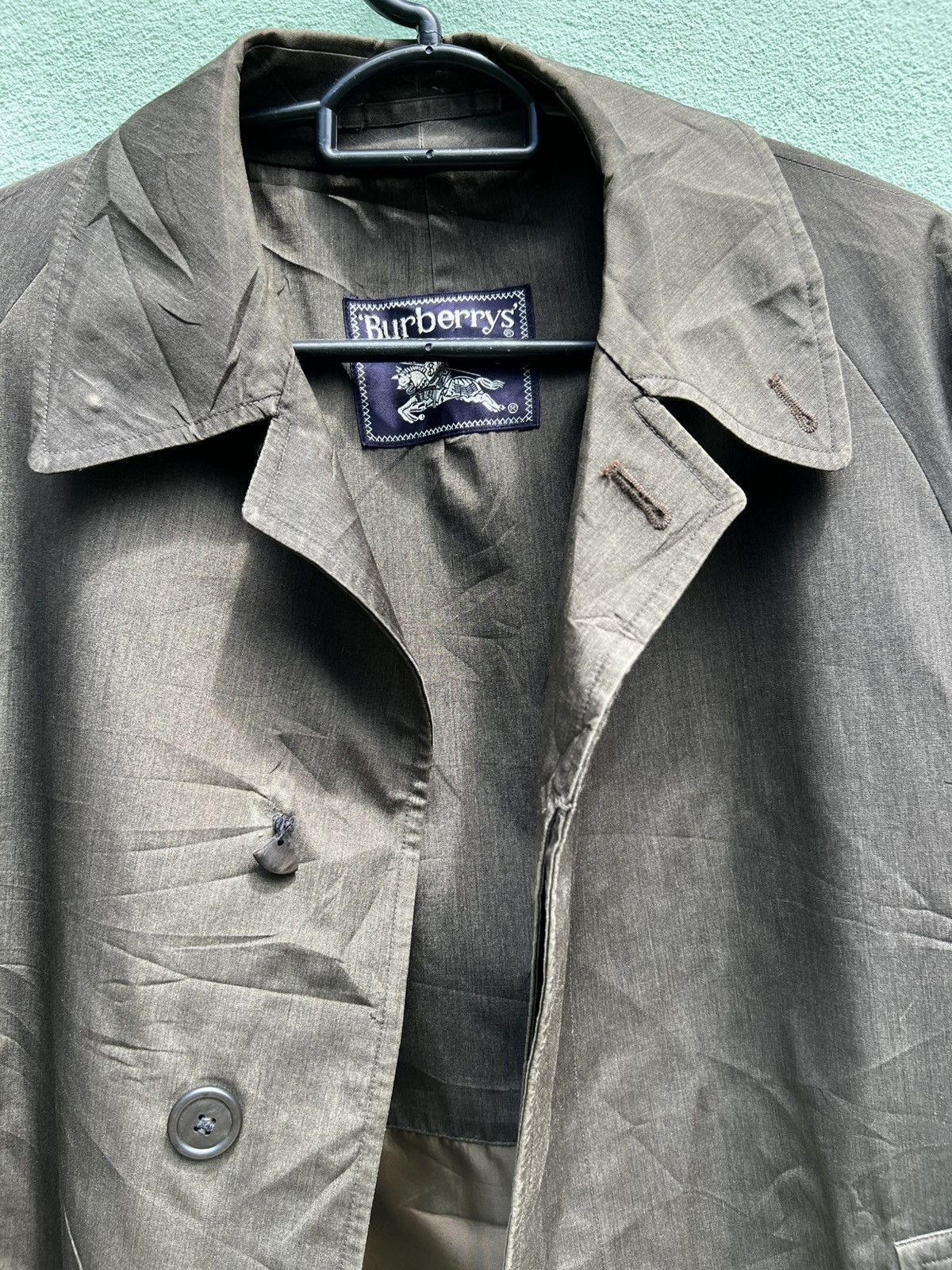 Burberry Vintage Burberrys Of London Trench Coat Mac Jacket Size US M / EU 48-50 / 2 - 21 Thumbnail