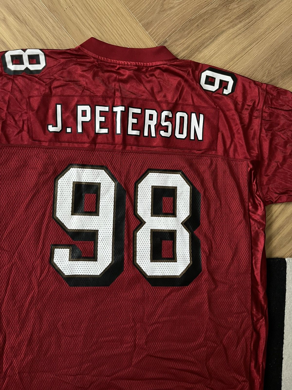 Reebok 2005 San Francisco 49ers J. Peterson #98 Home Jersey Reebok Size US XL / EU 56 / 4 - 10 Thumbnail