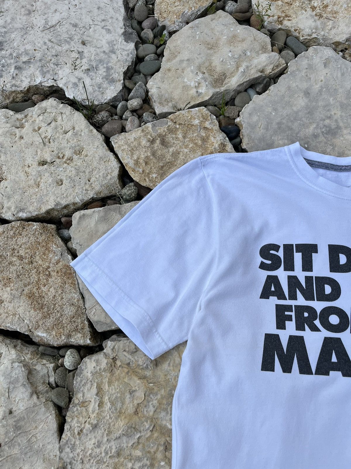 Nike × Vintage Nike Sit Down And Learn From The Master y2k t-shirt tee hype Size US L / EU 52-54 / 3 - 4 Thumbnail