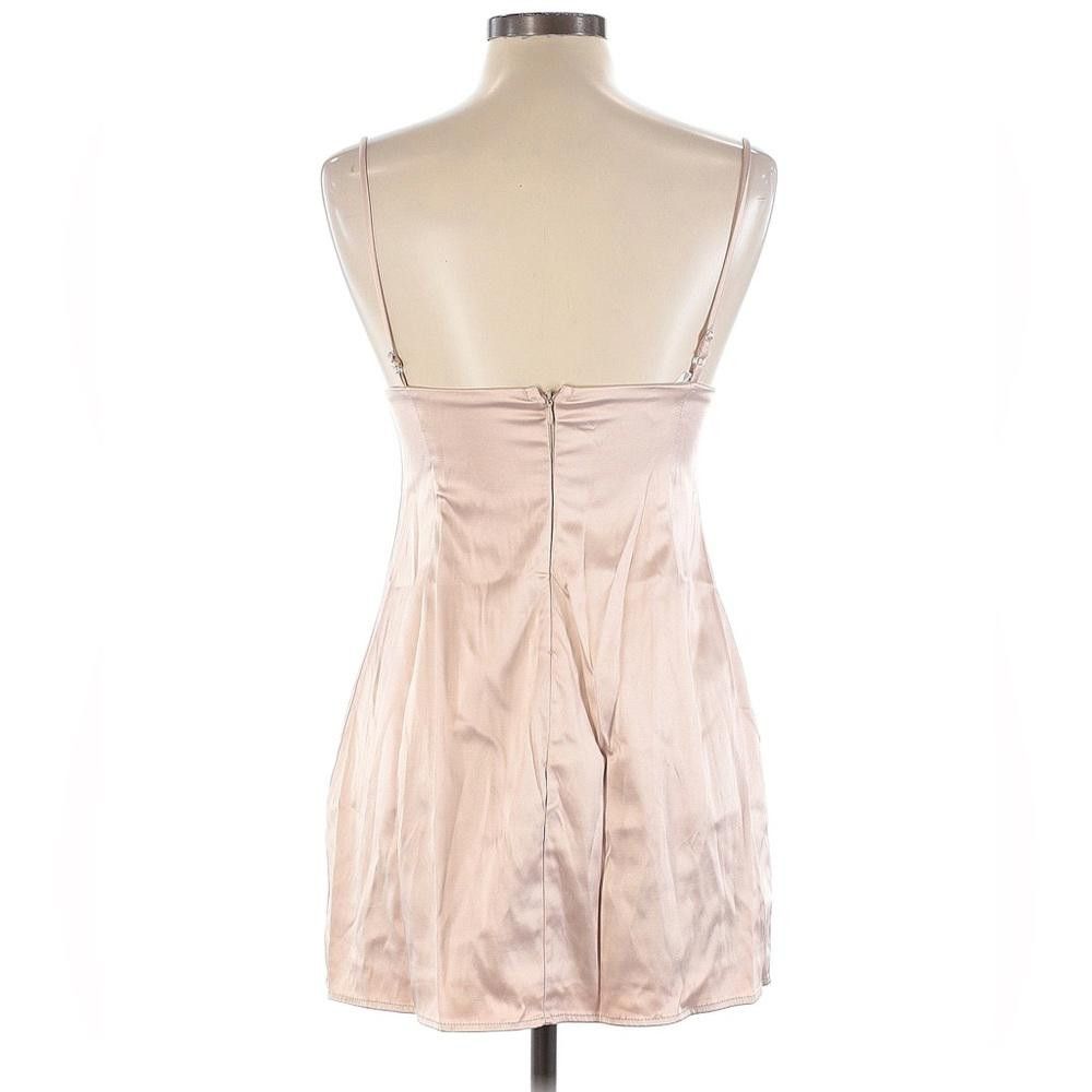 Designer Pale Pink Lucy in the Sky Mini Dress Size L / US 10 / IT 46 - 2 Thumbnail