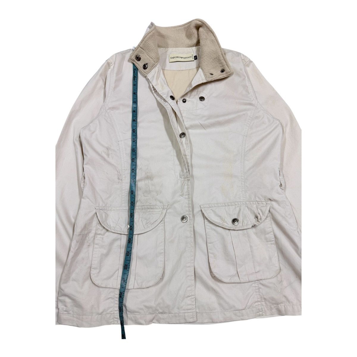Emporio Armani Emporio Armani Field Cotton Jacket Made In Italy Size XL / US 12-14 / IT 48-50 - 9 Thumbnail