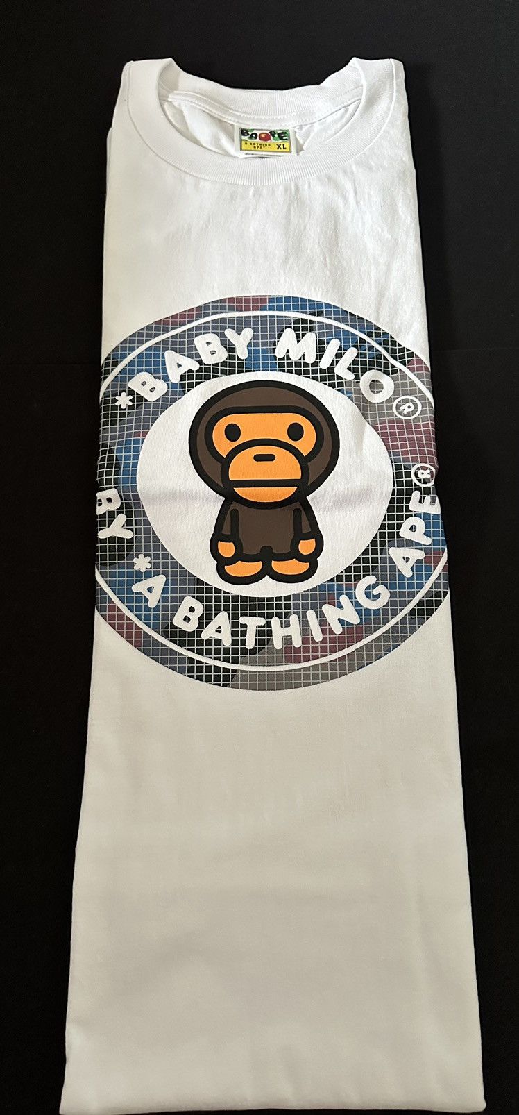 image of Bape A Bathing Ape Baby Milo Busy Works Tee Shirt Size XL in White, Men's