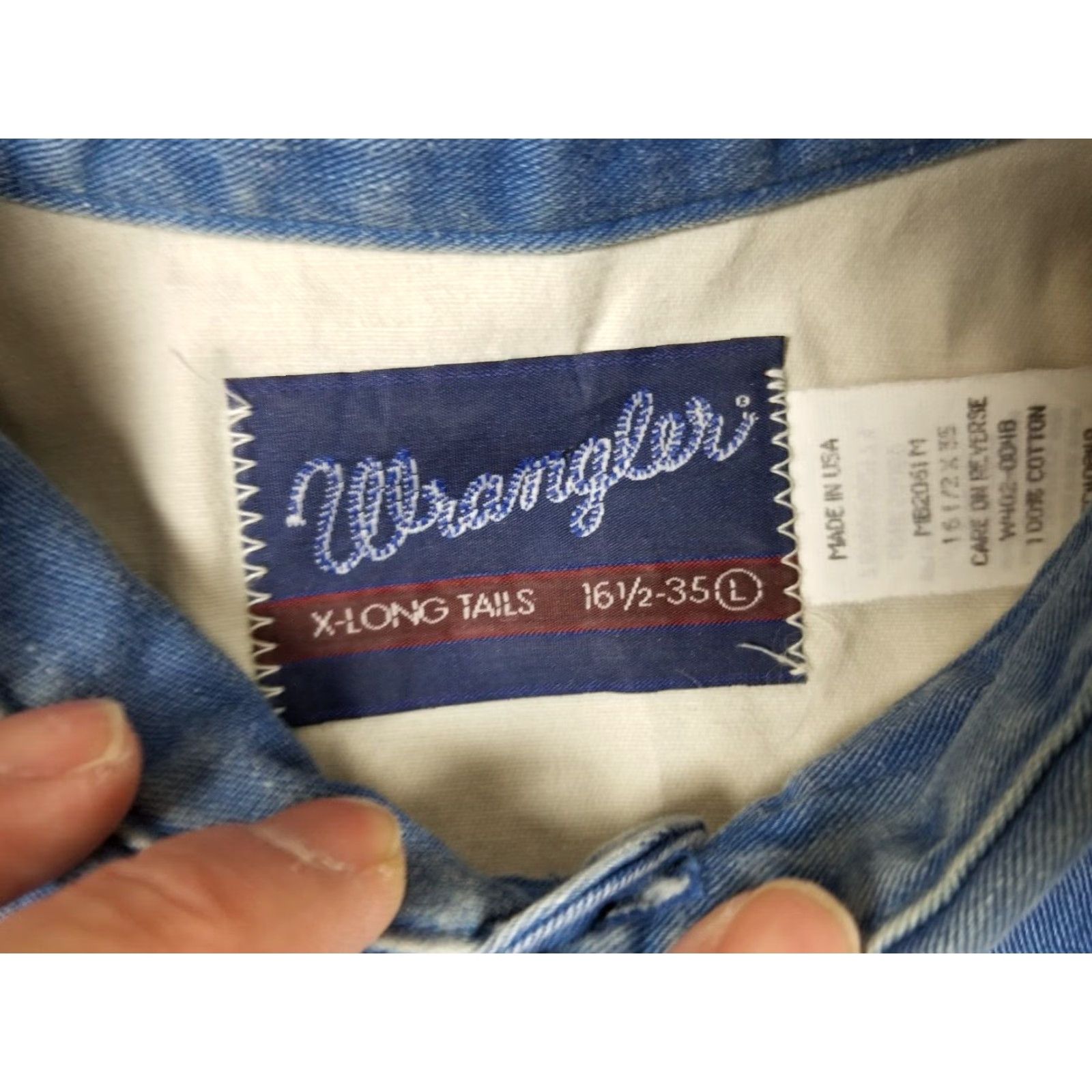 Wrangler VINTAGE Wrangler SHIRT Western Mens Large Green Cotton Brushpopper Snap Button 90's Size US L / EU 52-54 / 3 - 5 Thumbnail