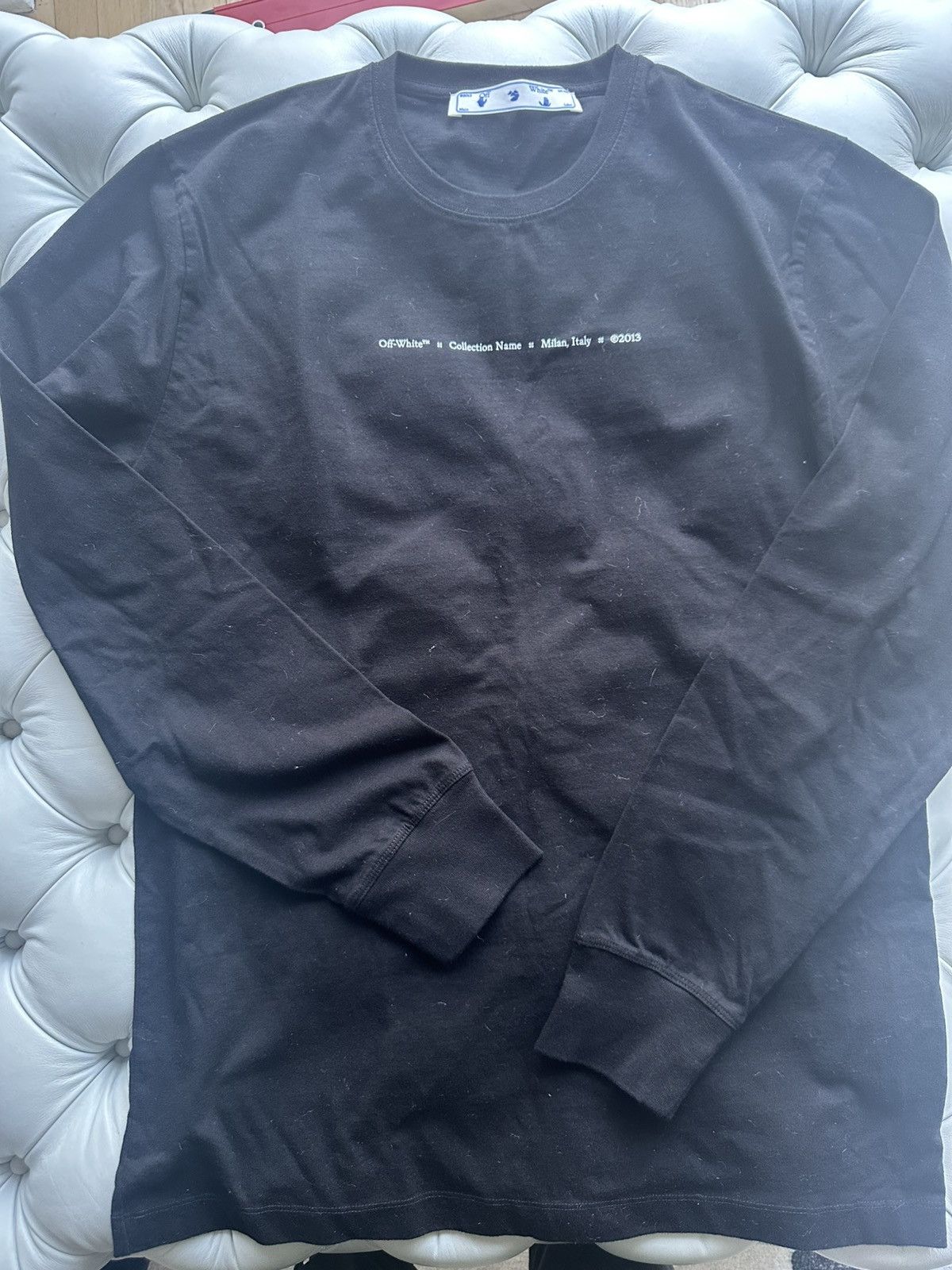 Off-White Off-White Arrows Long Sleeve T-Shirt – Black/Green Size US XL / EU 56 / 4 - 2 Thumbnail