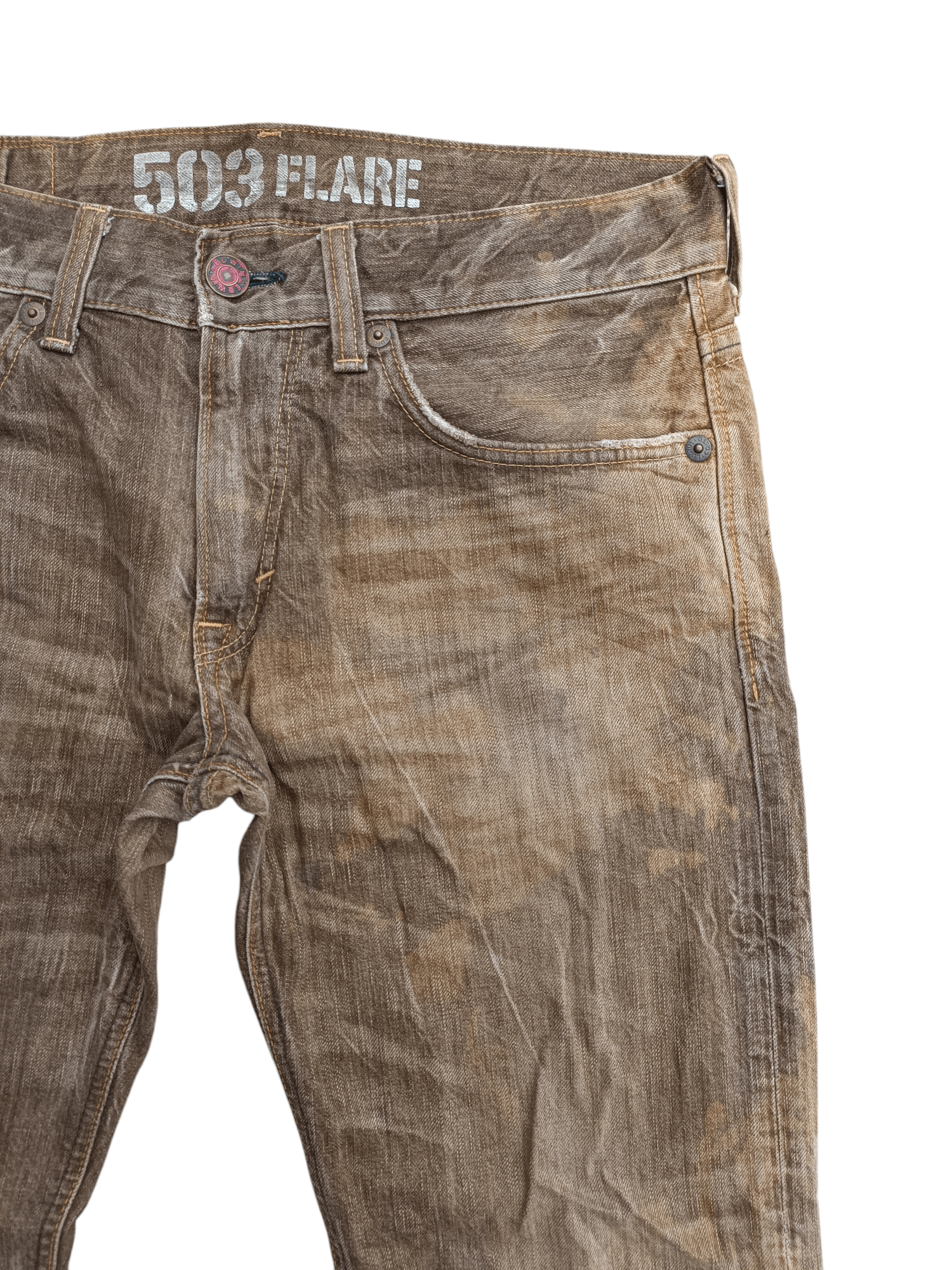 Hysteric Glamour × If Six Was Nine × Tornado Mart FLARED 90s Style ⚡️ Edwin 503 Flare BlueTrip Faded Jean Size US 34 / EU 50 - 15 Thumbnail