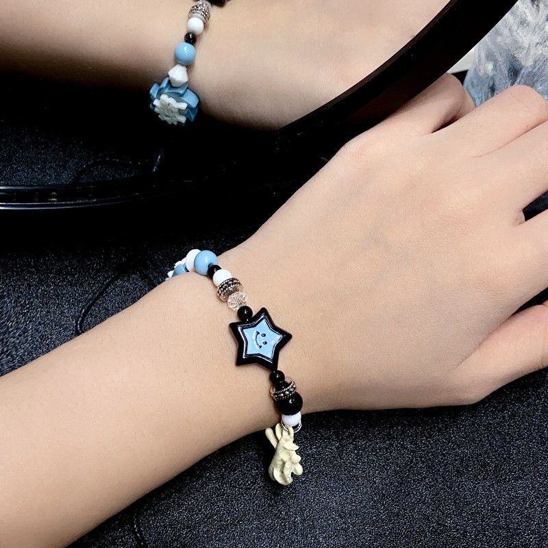 Jewelry Star Retro Bracelet Y2K Punk Chain Gotch Bracelets Chains Size ONE SIZE - 1 Thumbnail