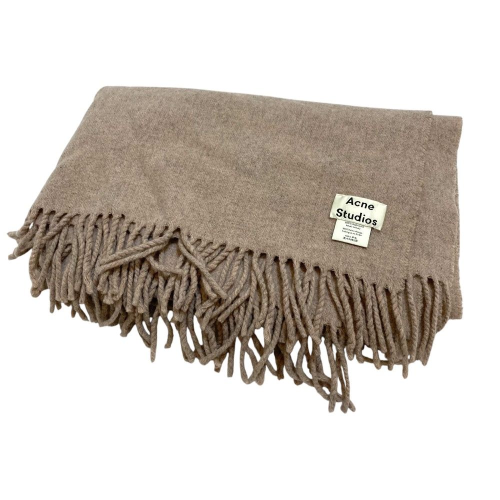Acne Studios Acne Studios Acne Studios Wool Fringe Scarf Textile Scarf DUTY FREE for USA Size ONE SIZE - 1 Thumbnail