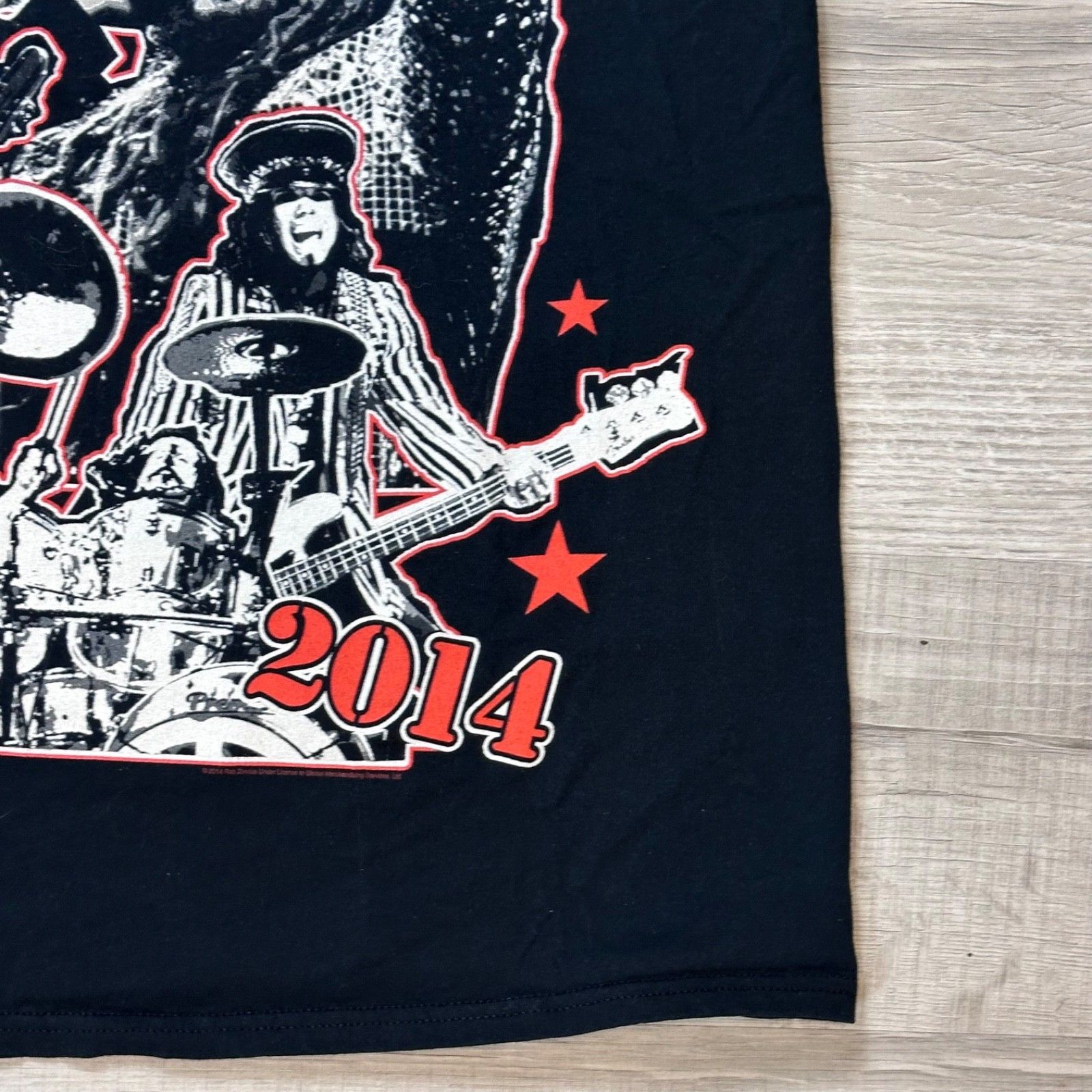 Gildan Rob Zombie 2014 Concert Tour Tee Medium Double Sided Size US M / EU 48-50 / 2 - 3 Thumbnail