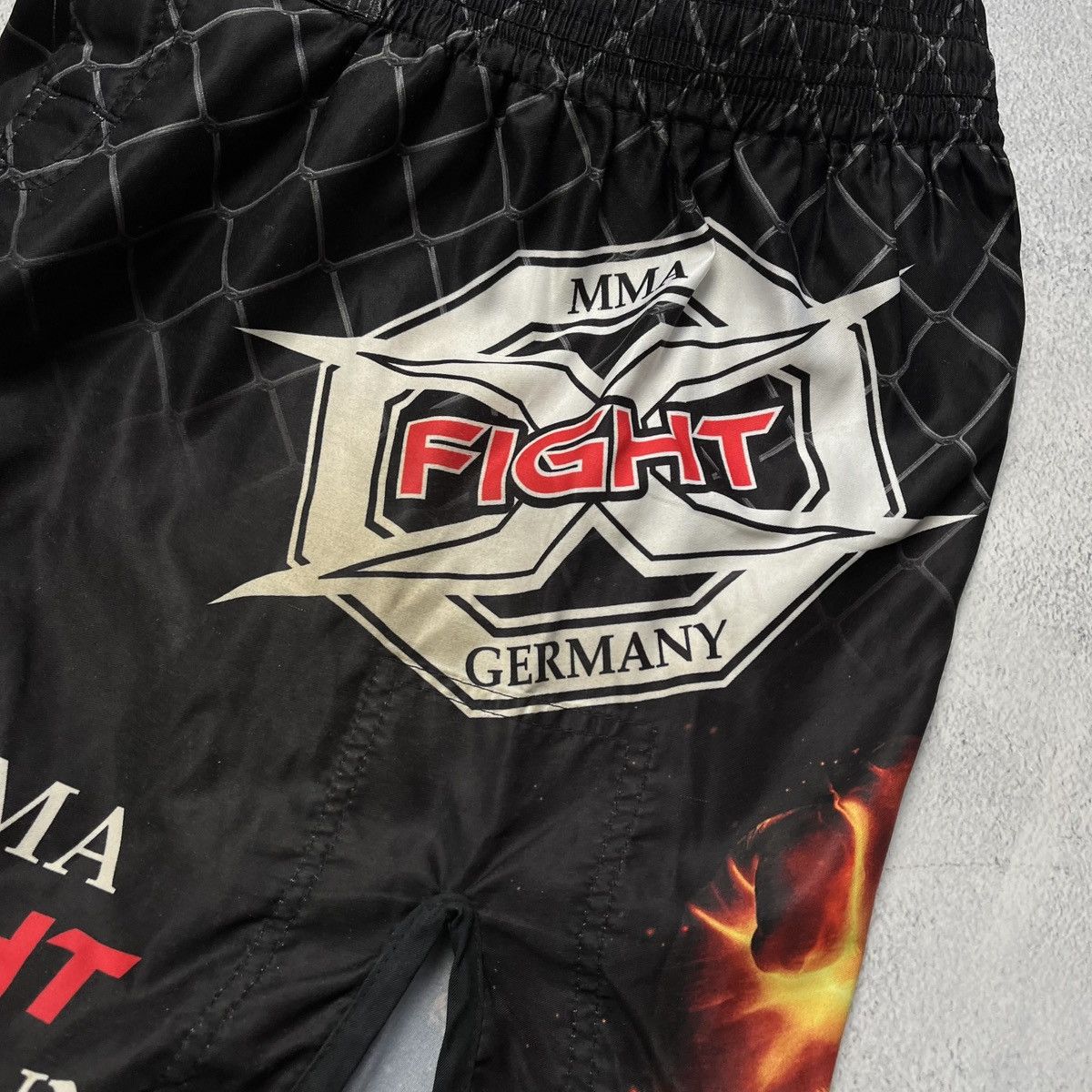 Japanese Brand × Vintage MMA Fight Germany Fiery Fist sport y2k short Size US 30 / EU 46 - 7 Thumbnail