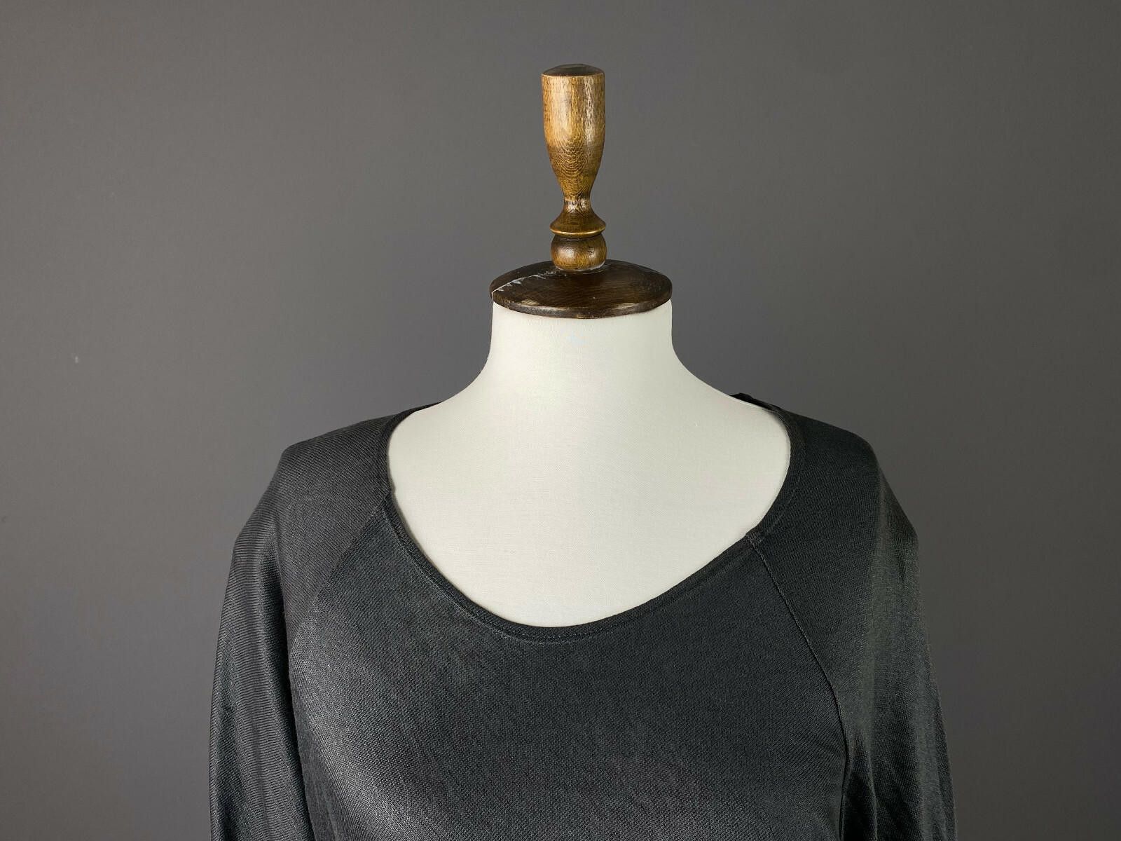 Annikki Karvinen Annikki Karvinen Gray 3/4 Sleeve Top Pullover Sweater Size M Size M / US 6-8 / IT 42-44 - 2 Thumbnail