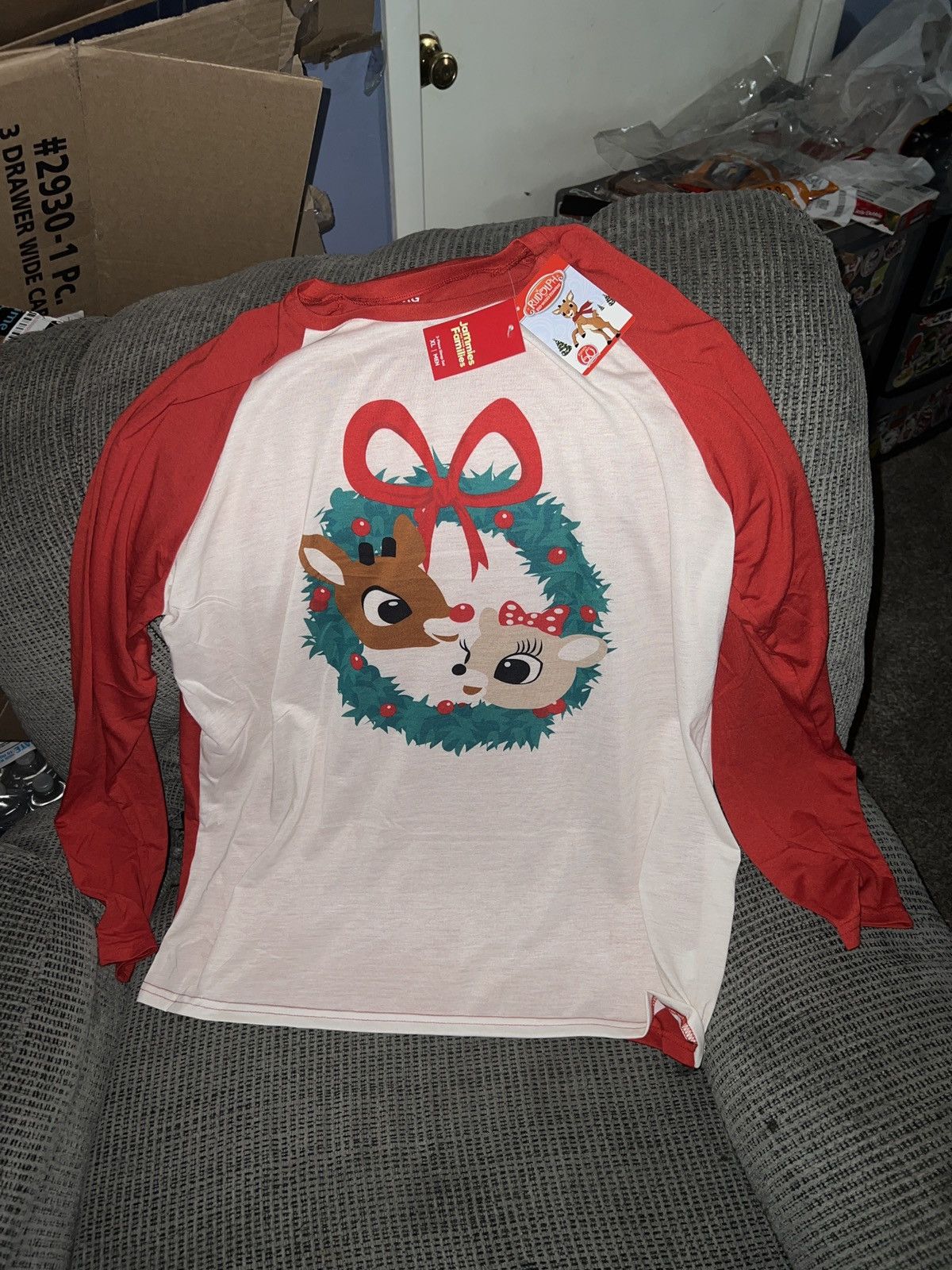 Hypebeast Briefly Stated Rudolph The Red-Nosed Reindeer LS Tee Size US XL / EU 56 / 4 - 1 Thumbnail