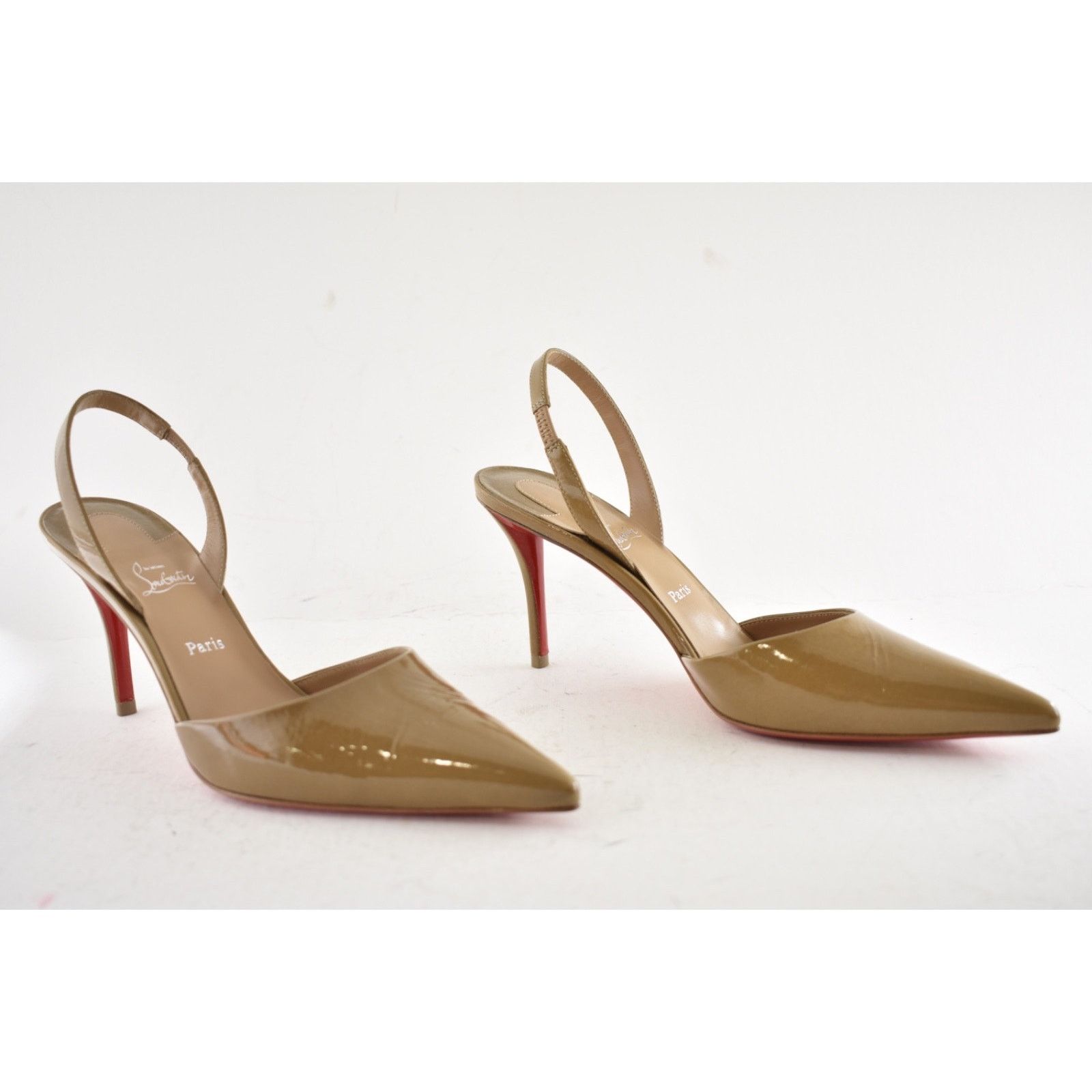 Christian Louboutin Christian Louboutin Apostropha Sling 80 Lionne Slingback Size US 6.5 / IT 36.5 - 4 Thumbnail