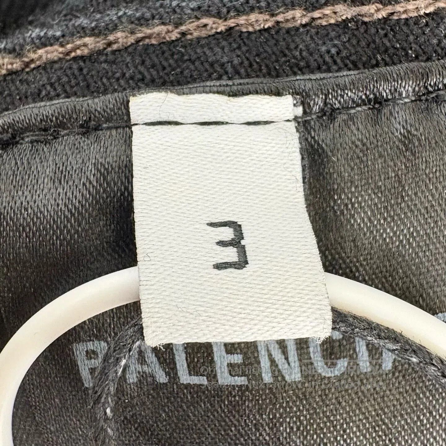 Balenciaga BALENCIAGA Graffiti Logo Denim Jacket. Size US L / EU 52-54 / 3 - 3 Thumbnail