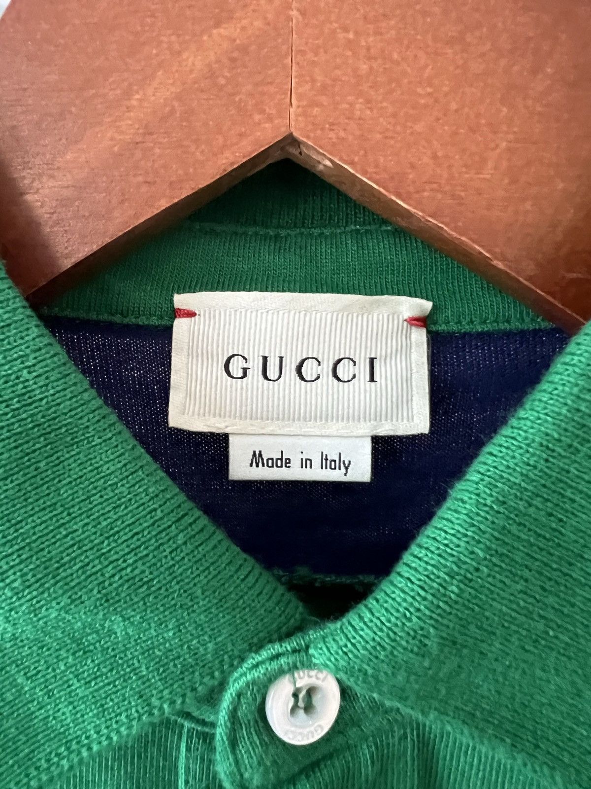 Gucci × Vintage Gucci Tennis Polo Shirt Youth Kids Toddler Size US XXS / EU 40 - 11 Thumbnail