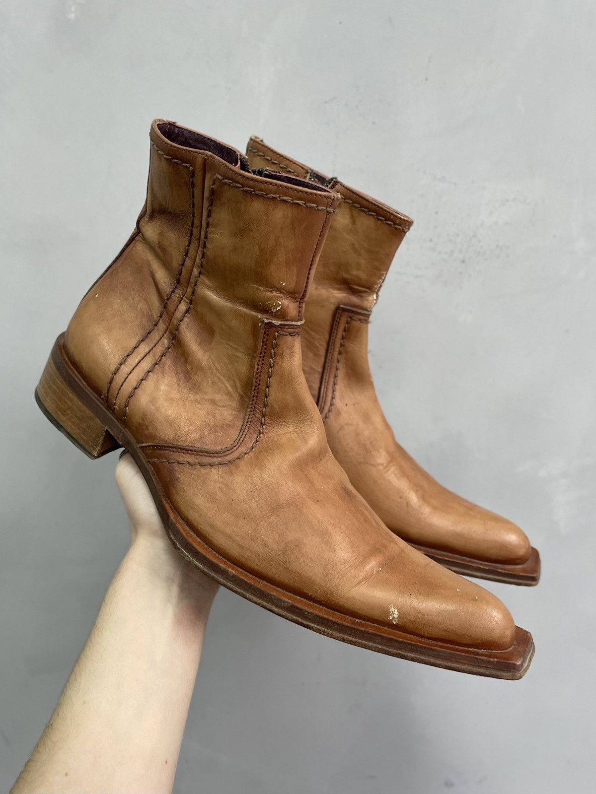 Hedi Slimane Western hype if six was nine boots japanese moto fashion Size US 9.5 / EU 42-43 - 1 Thumbnail