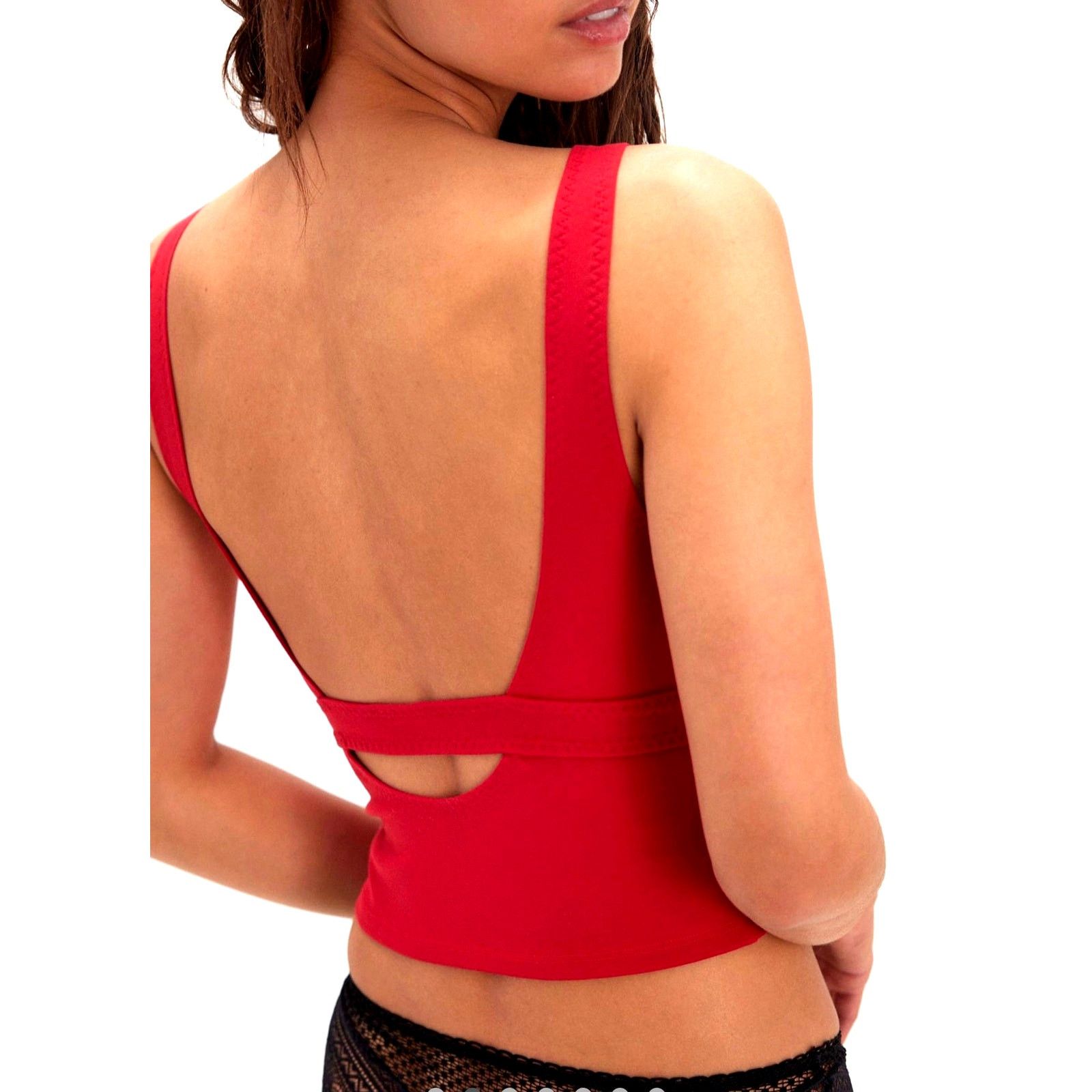 Free People Free People Just Getting Started Muscle Tank Tango Red XL Size XL / US 12-14 / IT 48-50 - 2 Thumbnail