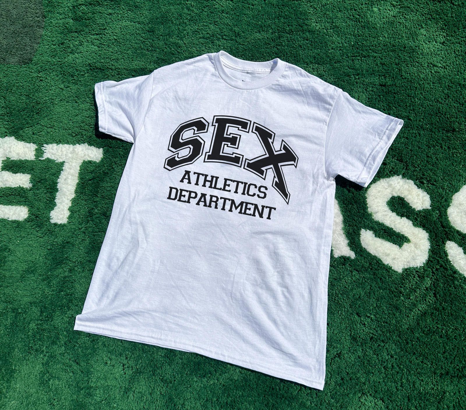 Pre-owned Streetwear Sex Athletics Department Tee White M