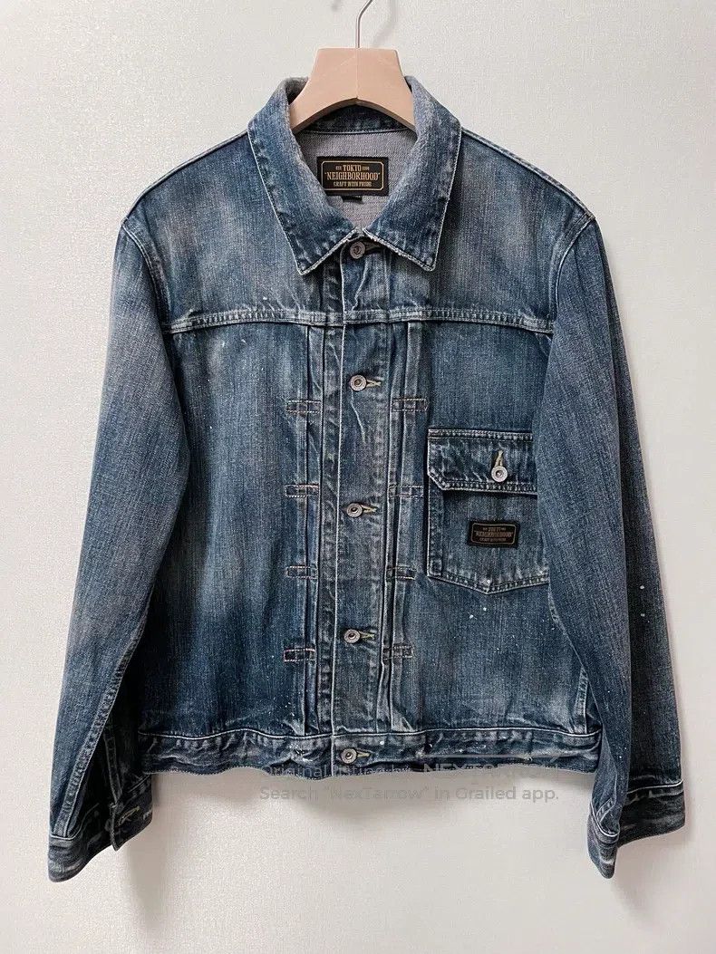 Neighborhood Neighborhood Splatter Denim Jacket Size US M / EU 48-50 / 2 - 1 Thumbnail