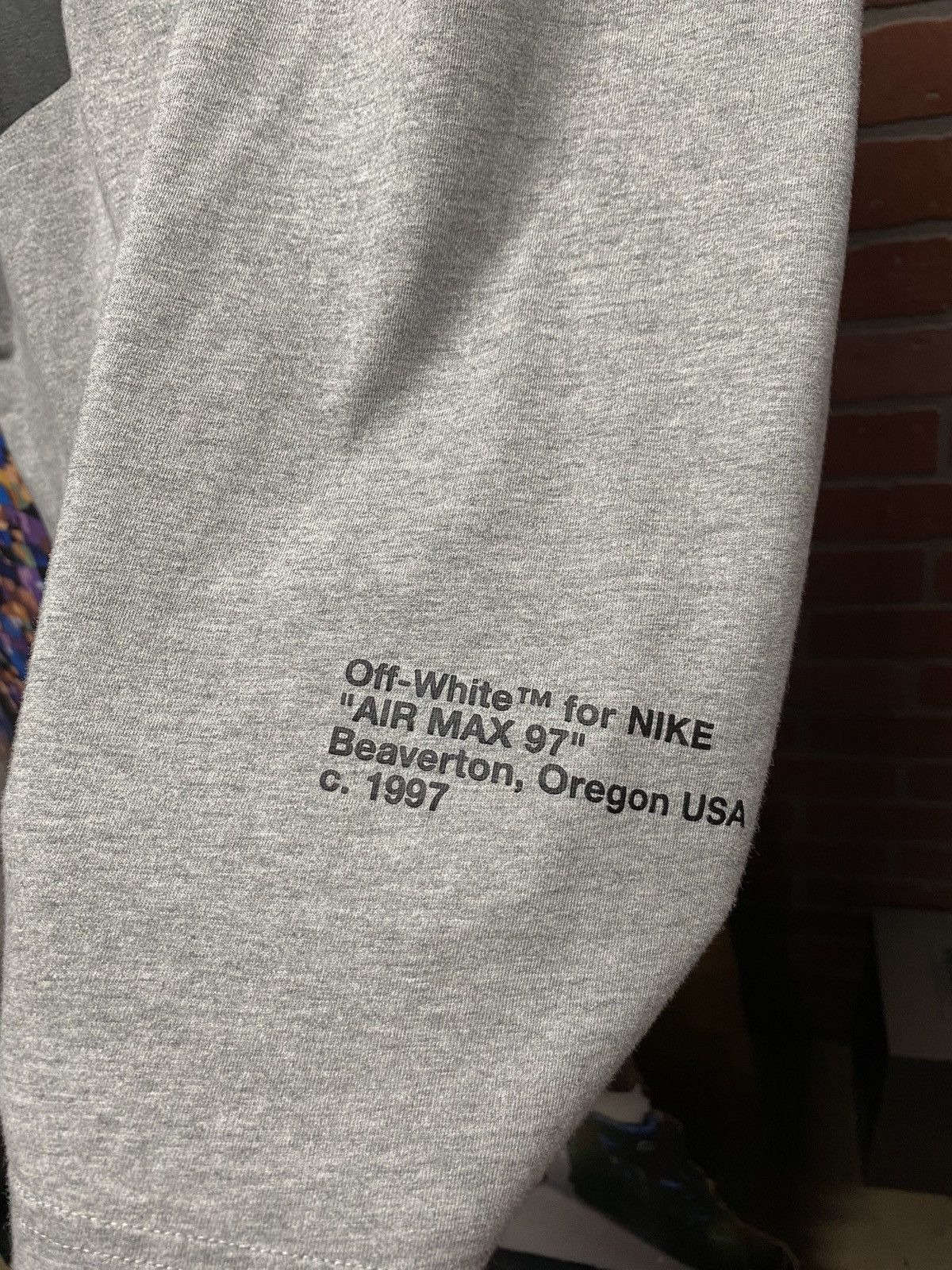 Off-White Off-White Nike Virgil Abloh Men’s Tee Shirt Large Size US L / EU 52-54 / 3 - 3 Thumbnail