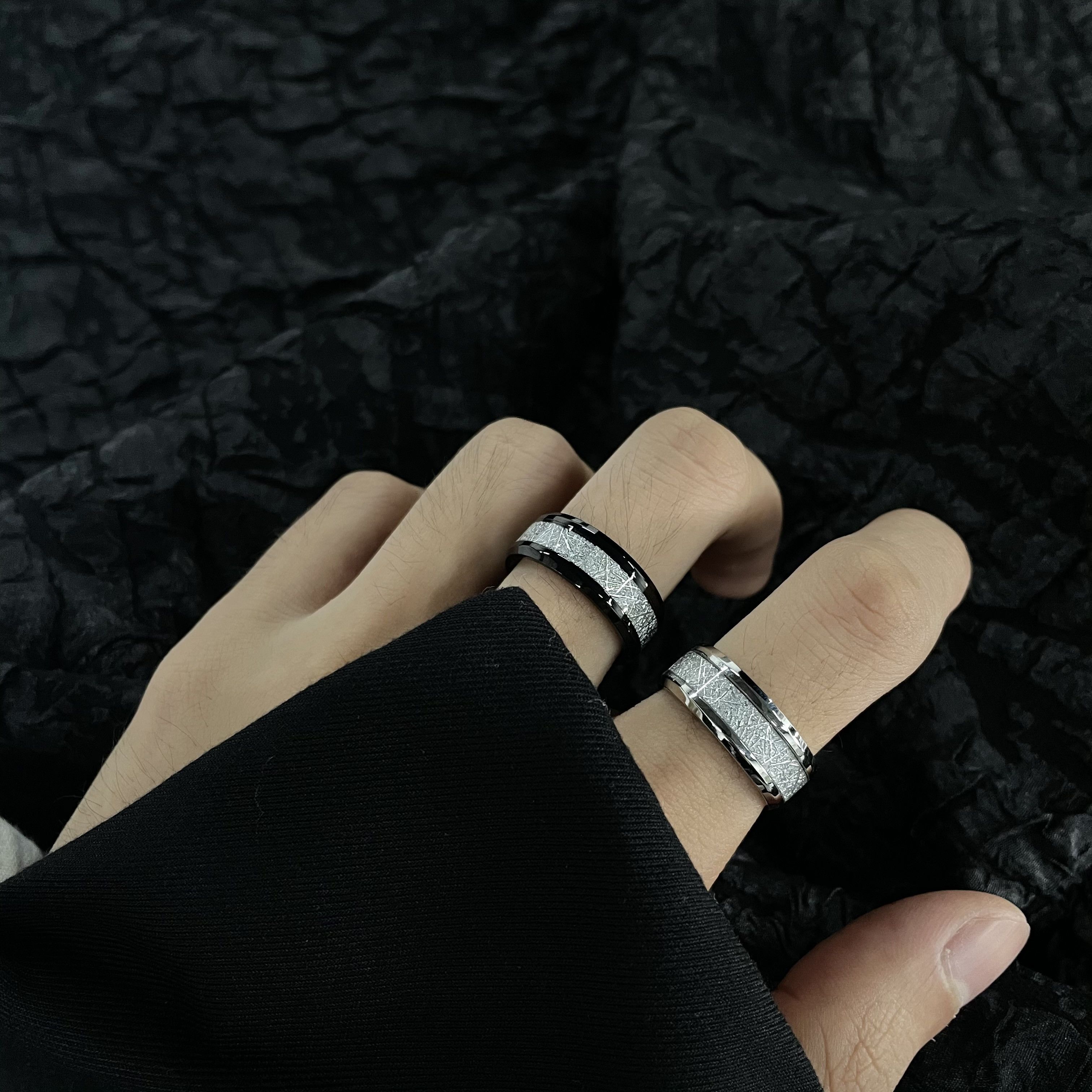Jewelry Rare Jewelry Rings Open Size Chrome Ring (Size 7-13) Size ONE SIZE - 5 Thumbnail