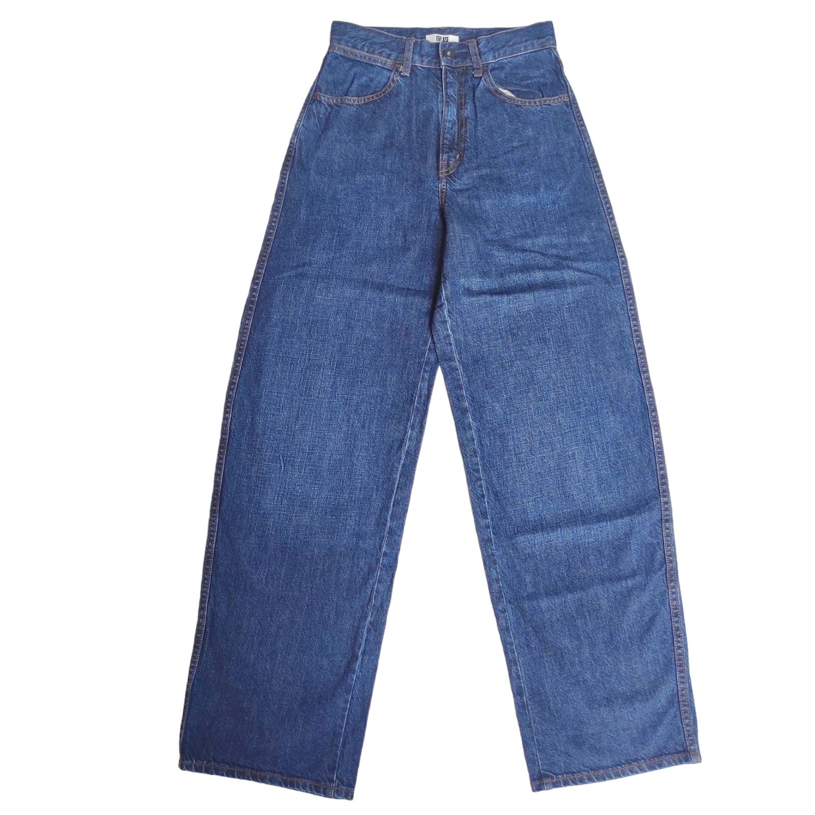 Christophe Lemaire × Lemaire × Uniqlo Lemaire x Uniqlo U Baggy Denim Jeans Size 25" / US 0 / IT 36 - 1 Thumbnail
