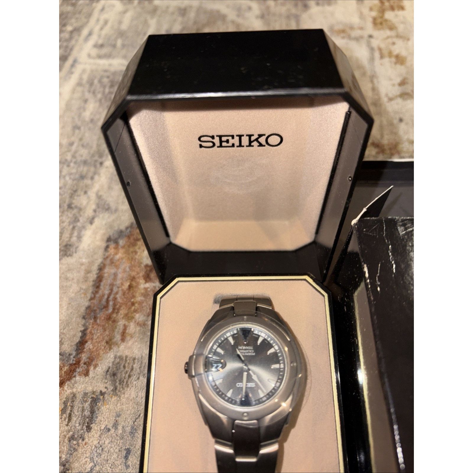 Seiko Seiko Stainless Men’s Watch 100m Water Resistant W/ Box Size ONE SIZE - 3 Thumbnail