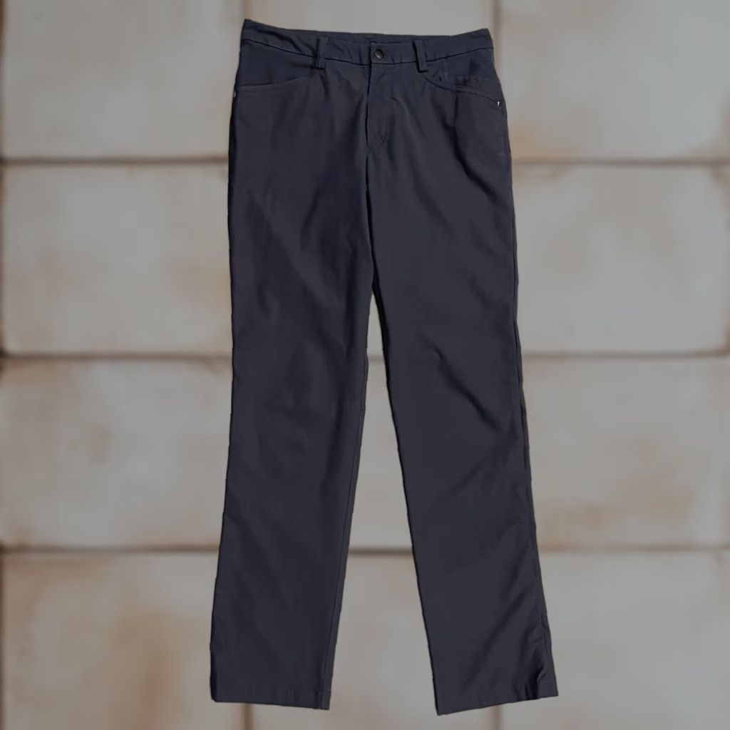 Lululemon Lululemon ABC Pant Classic 5 Pocket Mens 32 Navy Stretch Performance Pants Size US 32 / EU 48 - 1 Thumbnail