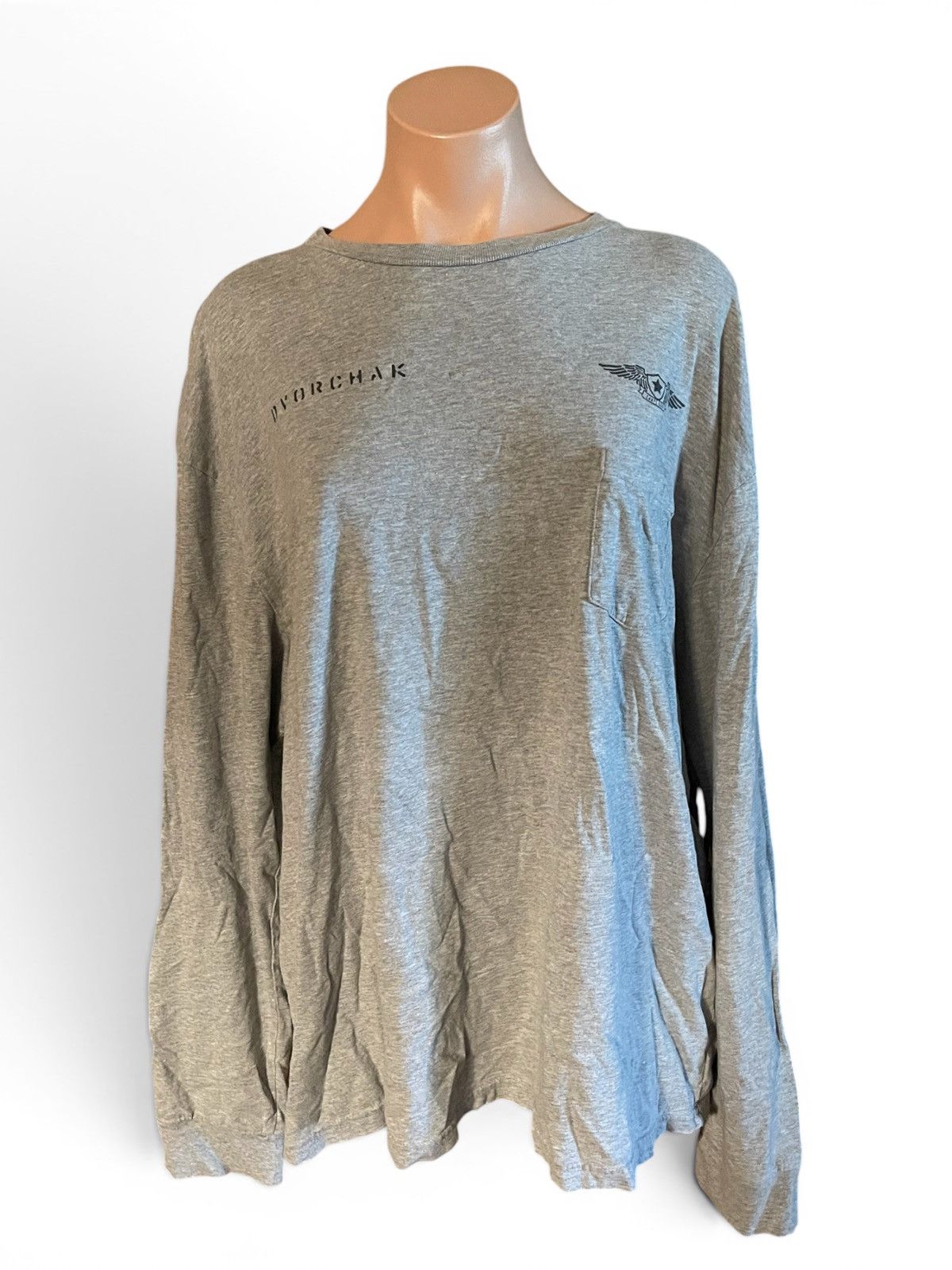 Gap Gap Vintage Y2K 2002 XXL Gray Long Sleeve Pocket T-Shirt Size US XXL / EU 58 / 5 - 1 Thumbnail