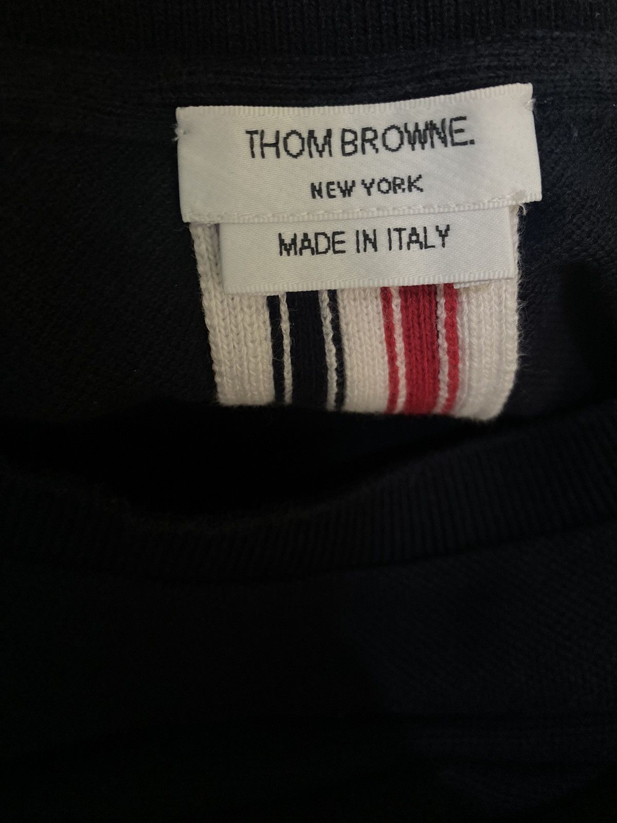 Thom Browne Thom browne back stripe tshirt pique made in italy Size US XL / EU 56 / 4 - 14 Thumbnail