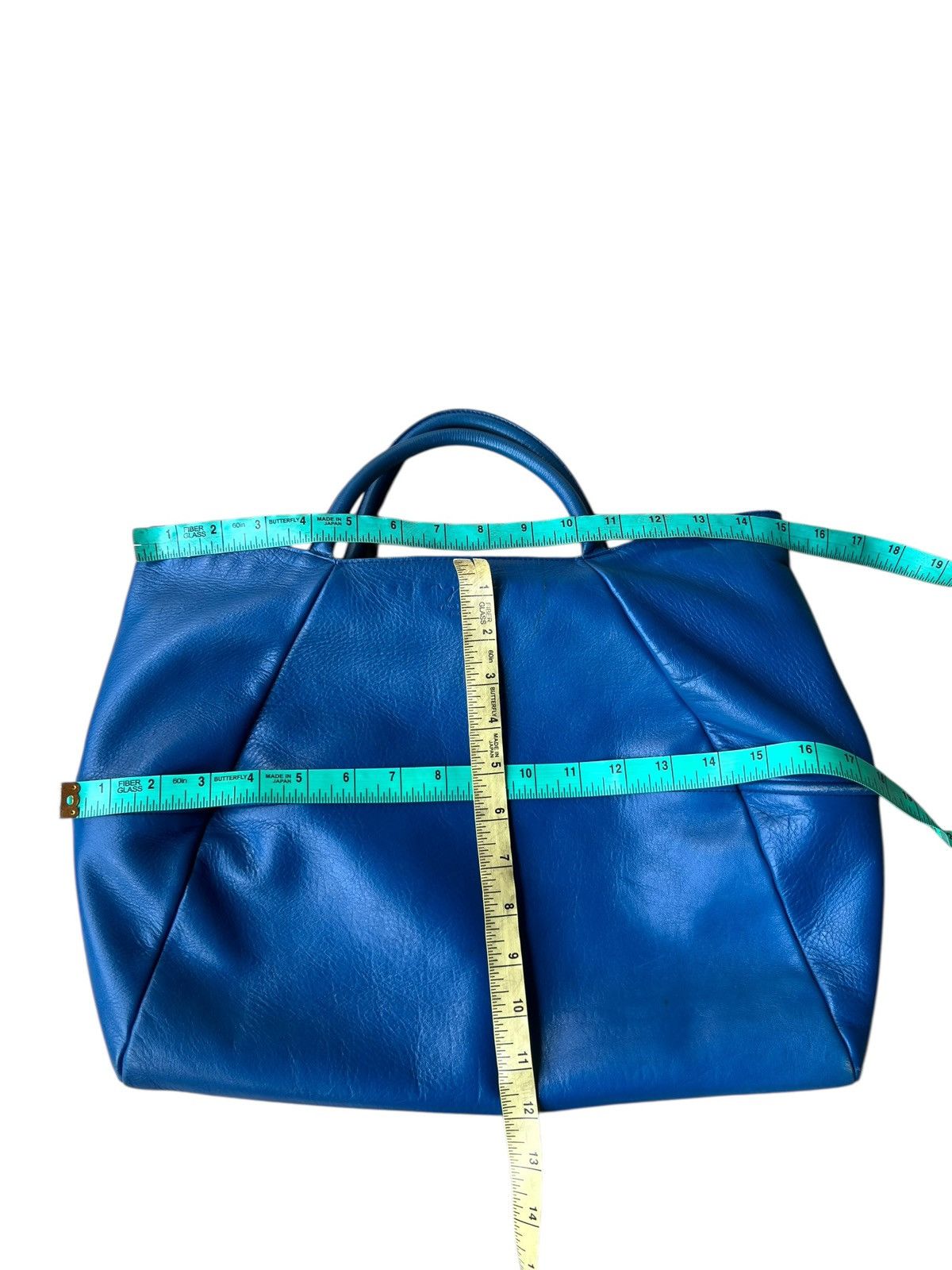 Leather Vintage 2000s Y2K Yohji Yamamoto Y’saccs All Leather Bag Size ONE SIZE - 2 Thumbnail