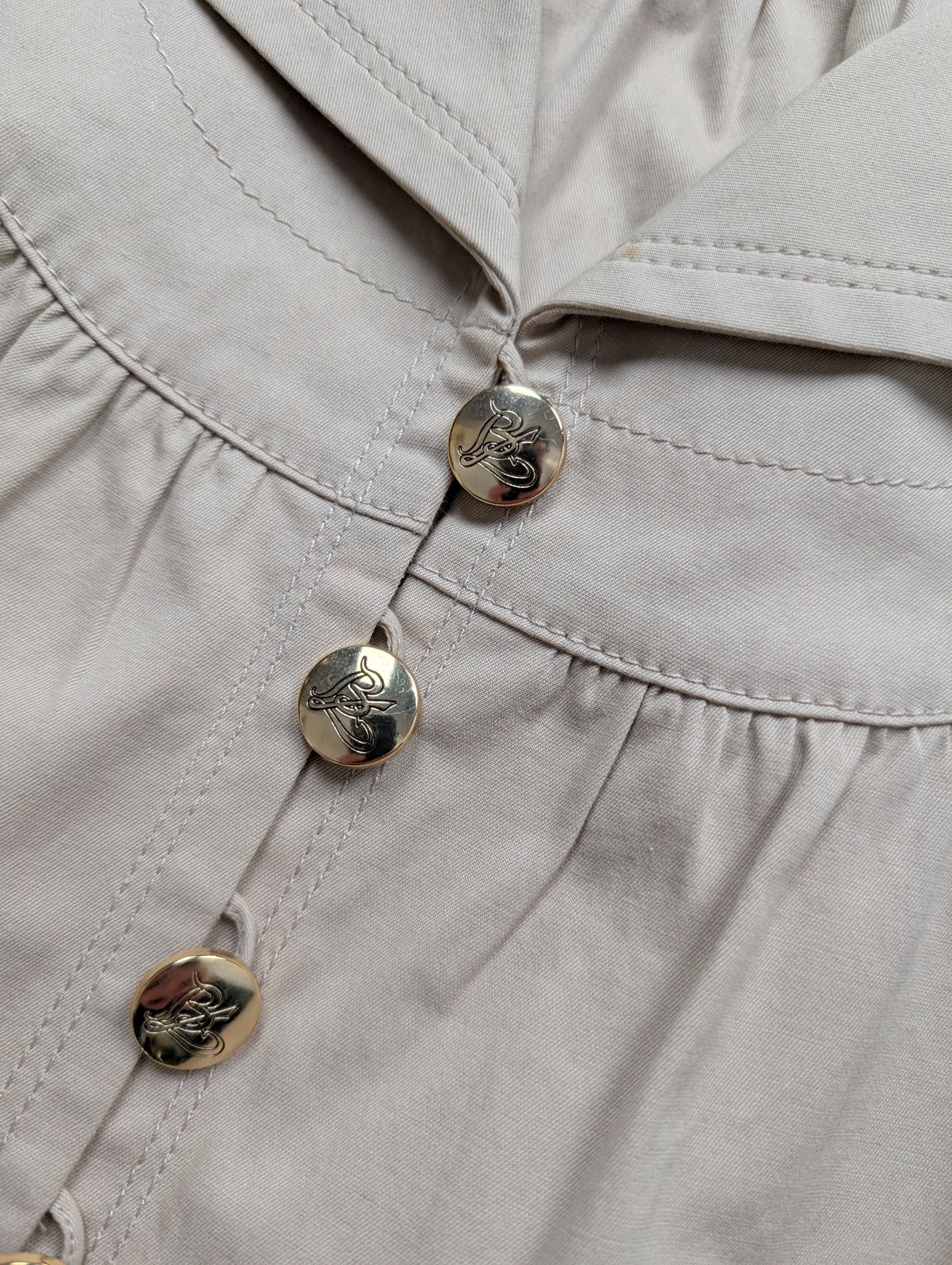 Burberry Burberry Blue Label Beige Cropped Jacket Size XS / US 0-2 / IT 36-38 - 5 Thumbnail