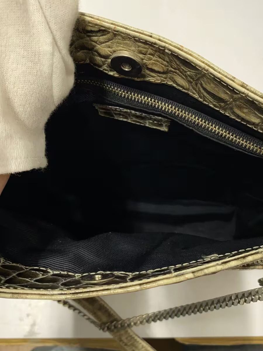 Jean Paul Gaultier Crocodile Embossed Chain Shoulder Bag Size ONE SIZE - 5 Thumbnail