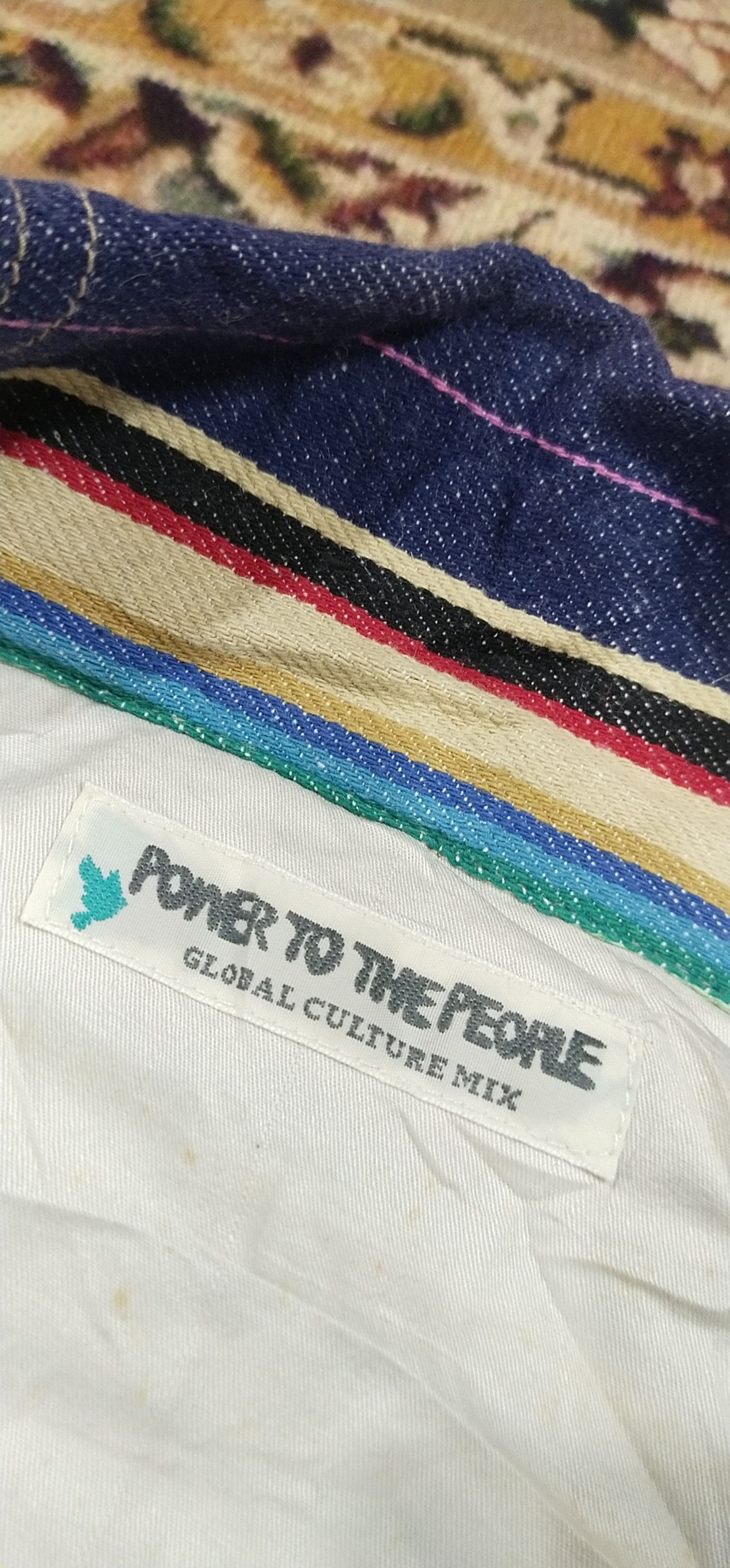 Japanese Brand Final Drop Power To The People Global Culture Mix Jacket Size US M / EU 48-50 / 2 - 8 Thumbnail