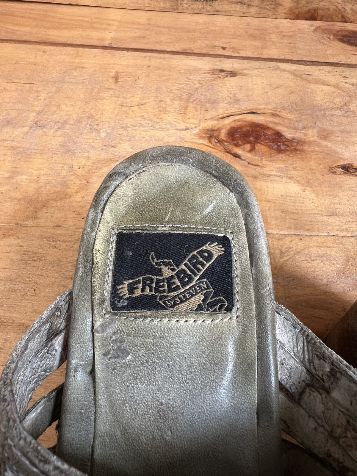 FREEBIRD Women's Freebird By Steven Sofia Tan Leather Mules Clogs Size US 10 / IT 40 - 11 Thumbnail