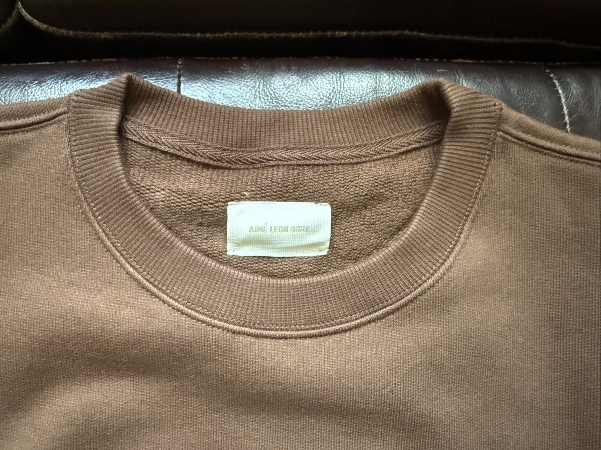 Aime Leon Dore Aime Leon Dore ALD Unisphere Crewneck Brown Sweatshirt XL Size US XL / EU 56 / 4 - 2 Thumbnail