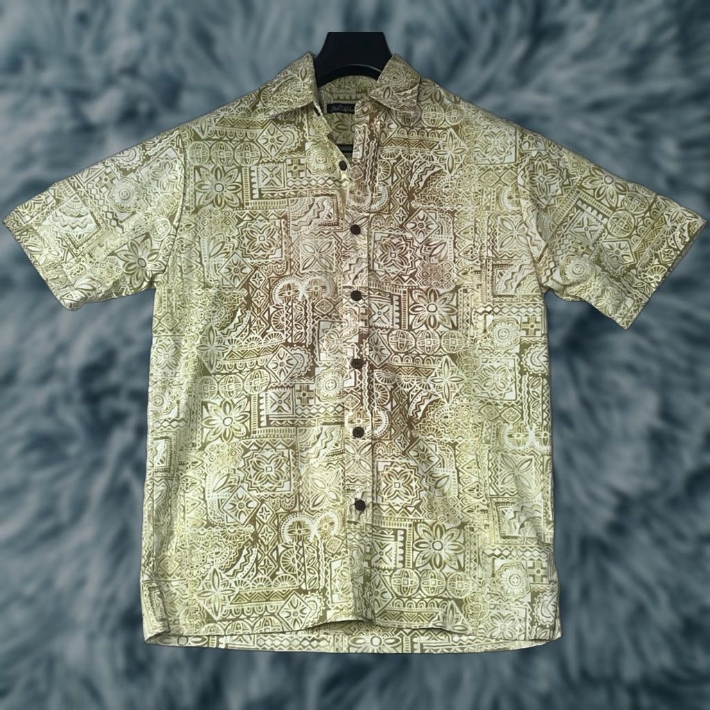 Vintage VINTAGE Duke Kahanamoku Hawaiian Button-Up Shirt Men XS Yellow Floral Short Sleeve Collared Cotton Made in USA Size US XS / EU 42 / 0 - 1 Thumbnail