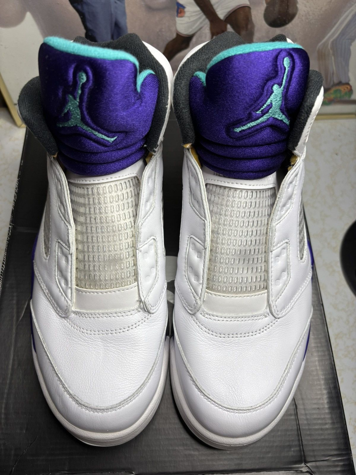 Jordan Brand Air Jordan 5 Retro fresh prince grape Size US 9 / EU 42 - 2 Thumbnail